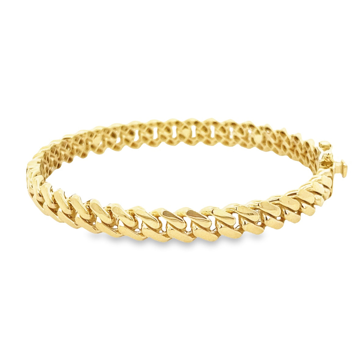 14K GOLD CUBAN LINK BRACELET