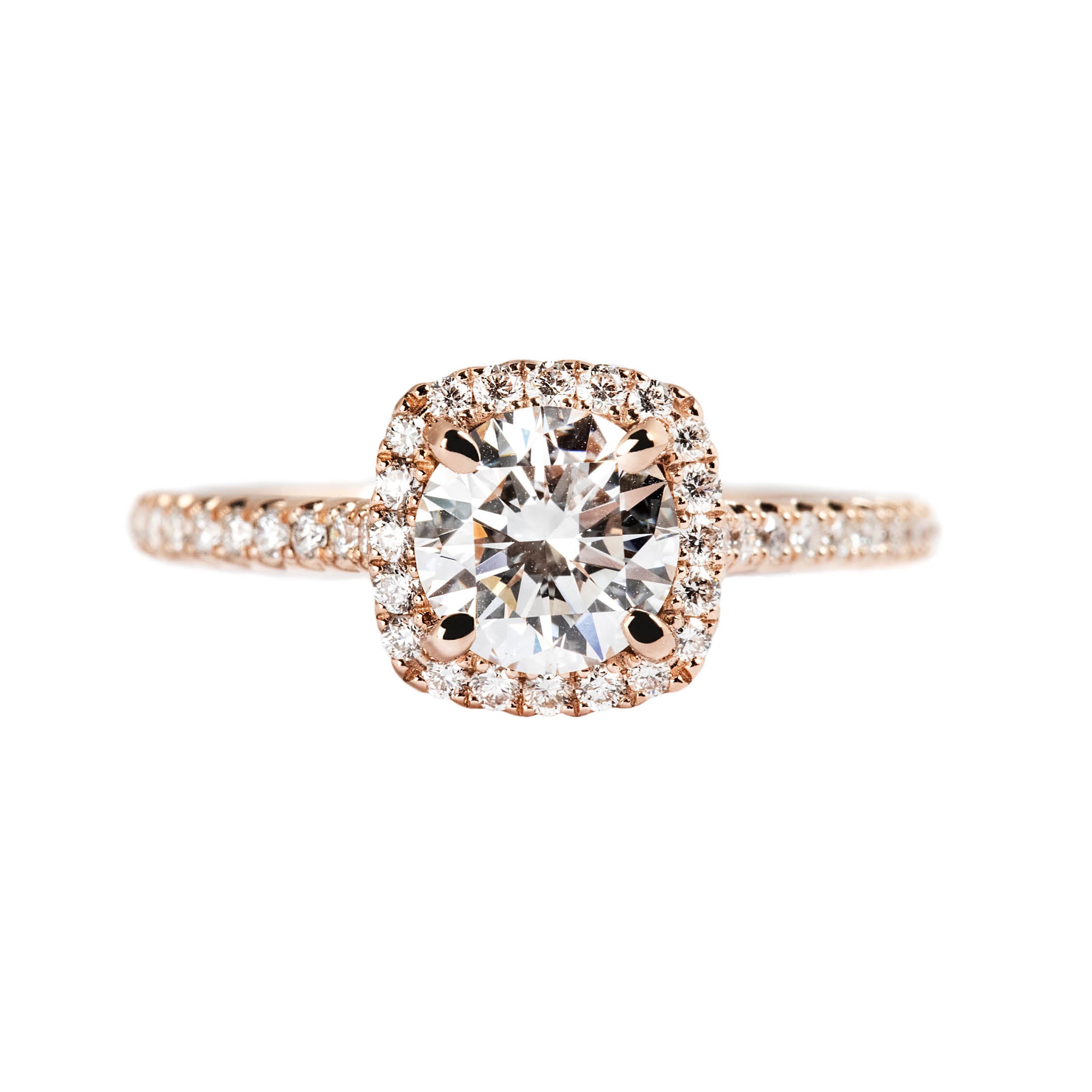 D0.35CT 14KR MONTURA HALO DC 1.00CT RD