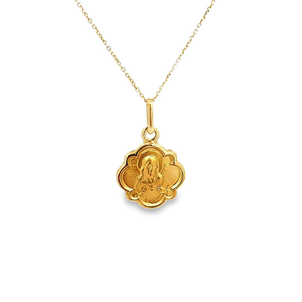 18KY SACRED HEART OF JESUS MEDAL