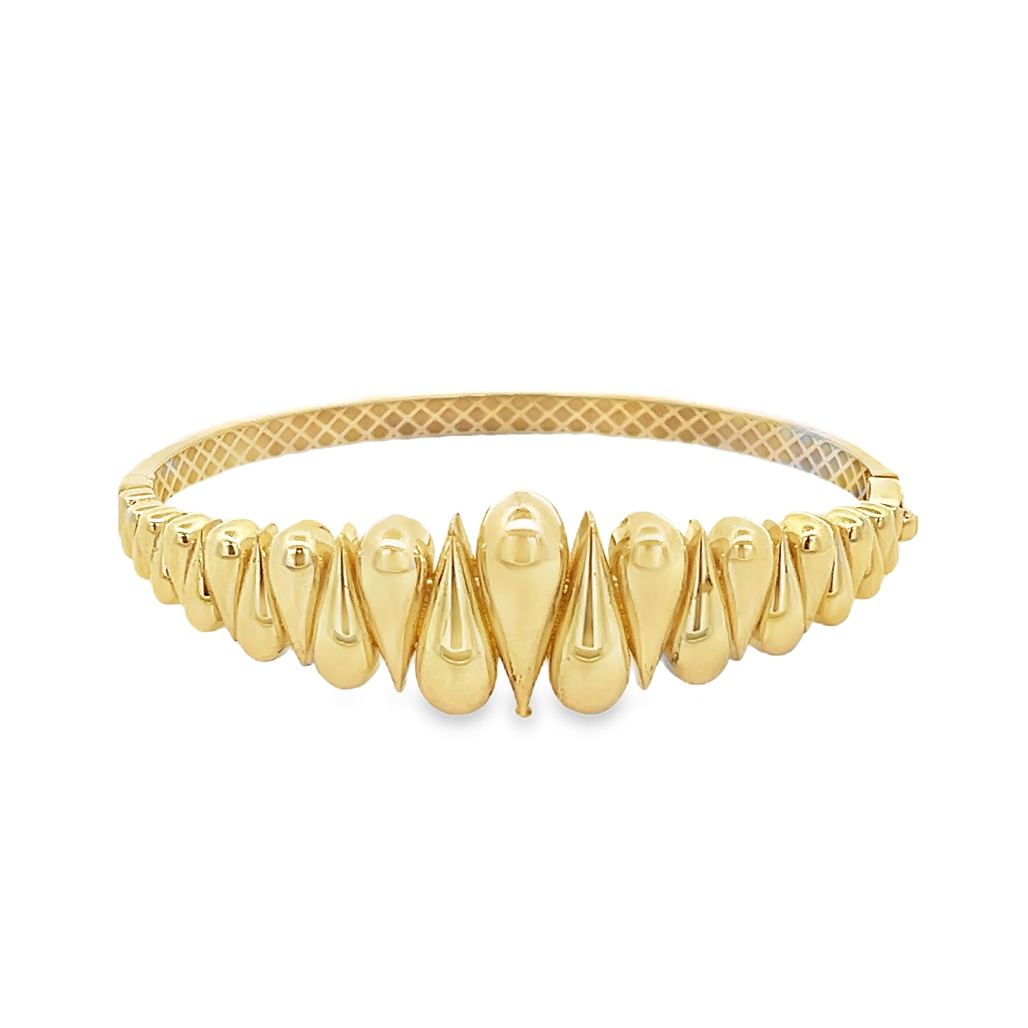 14KY DROP UPWARD BANGLE