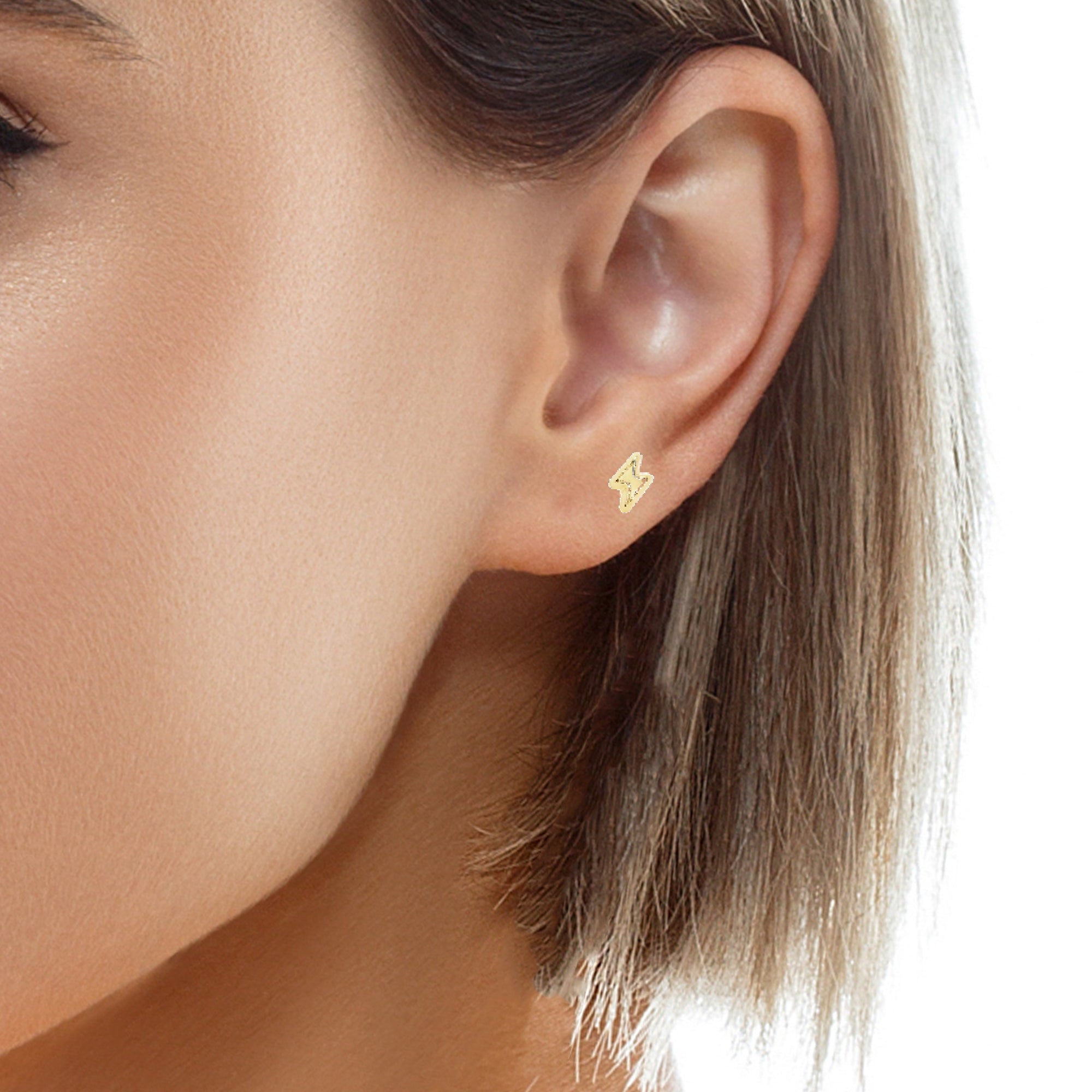 PIERCING RAY IN 14KT YELLOW GOLD
