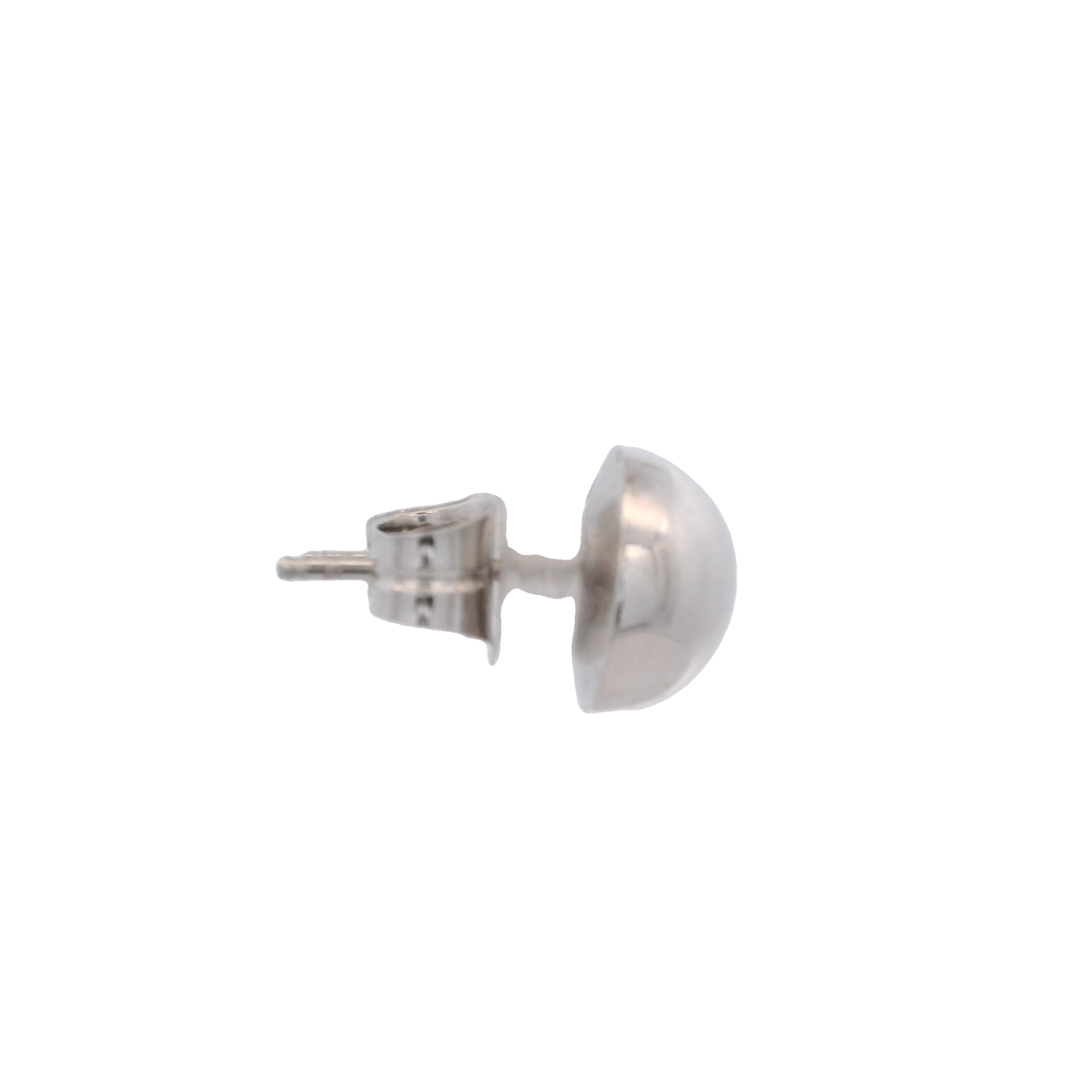 14KW DOME CIRCLE SMOOTH 9MM EARRINGS - C'SANTOS