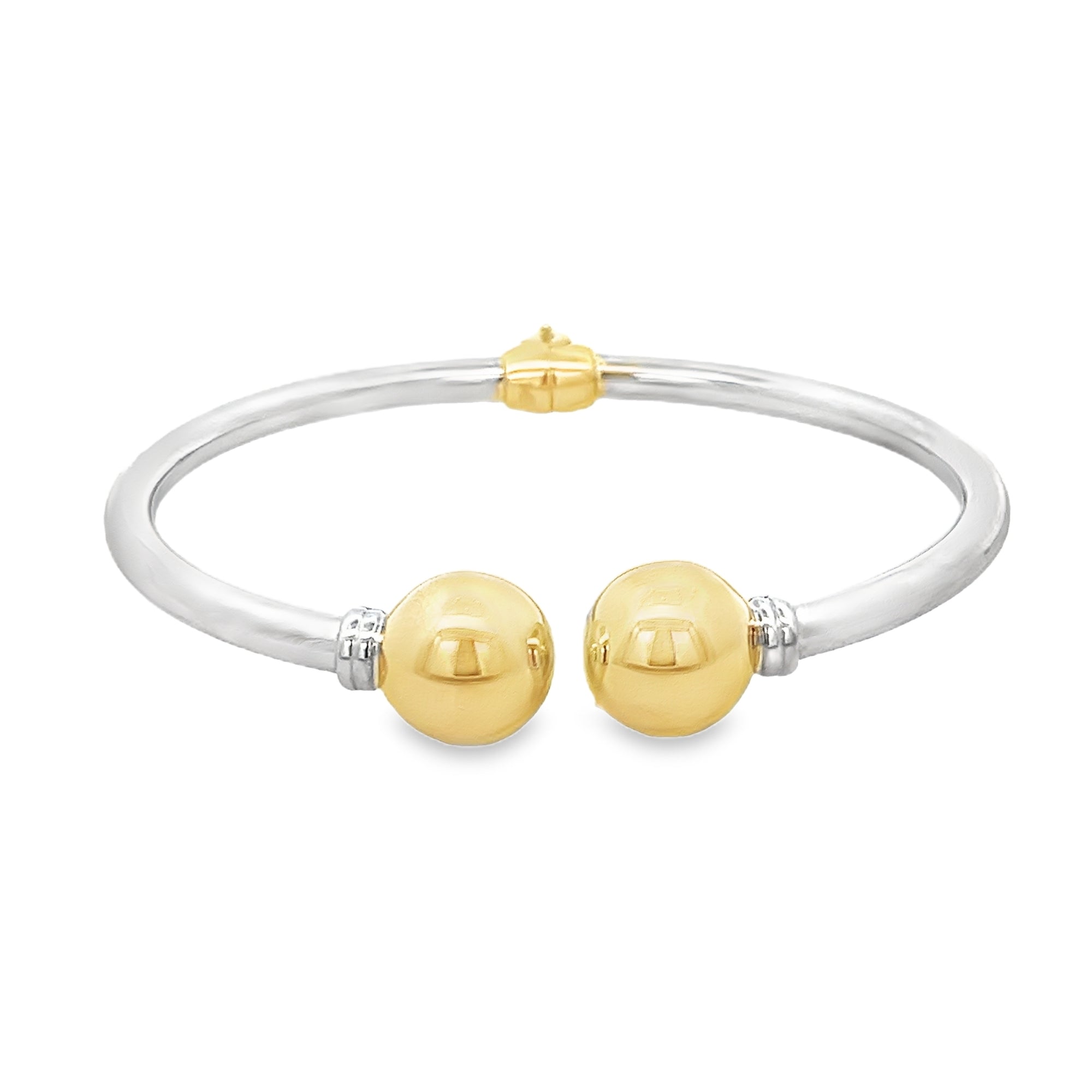 14KWY ROUND END TUBE CUF BANGLE - C'SANTOS