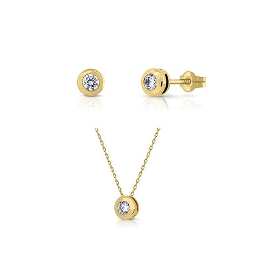 14KY BEZEL 4MM SET - C'SANTOS