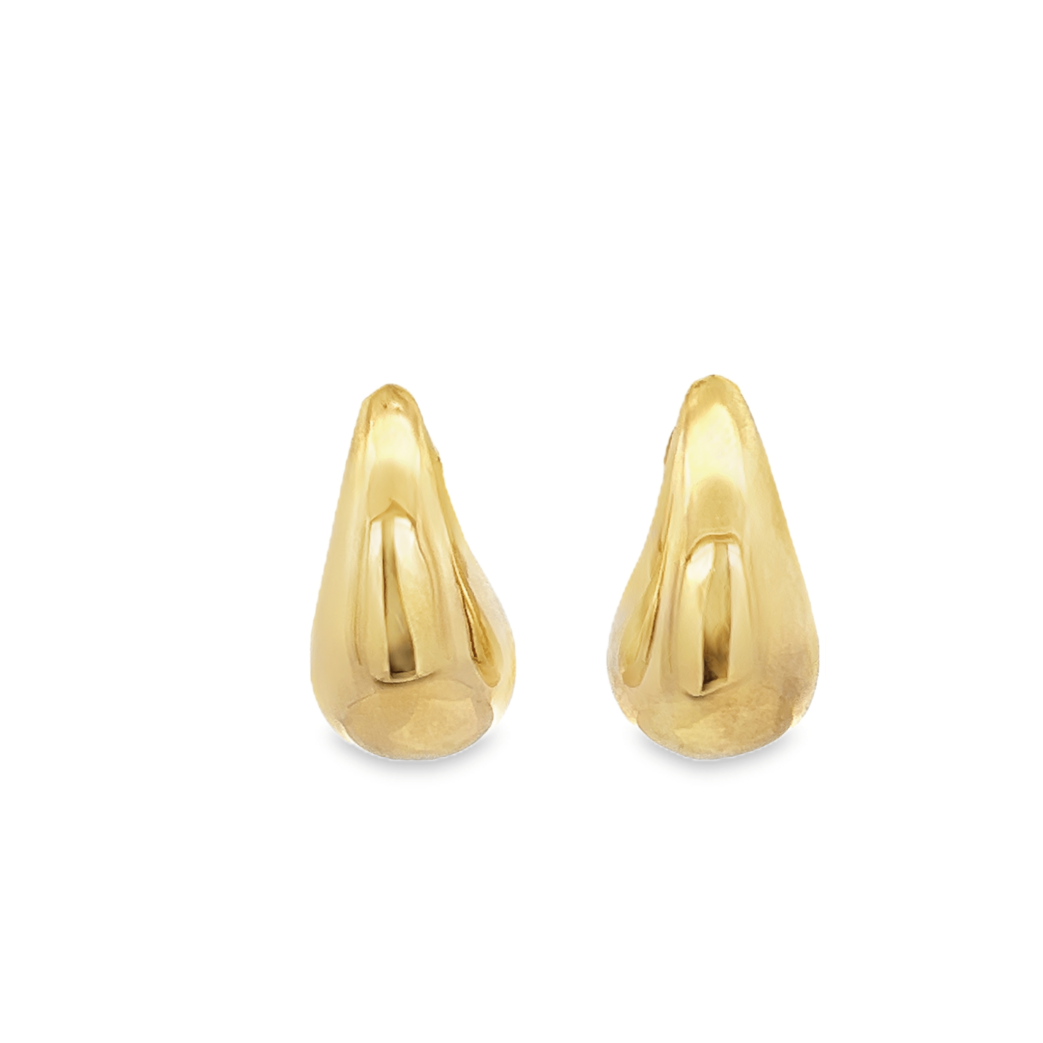 14KY CHUNKY DROP 21MM EARRINGS - C'SANTOS