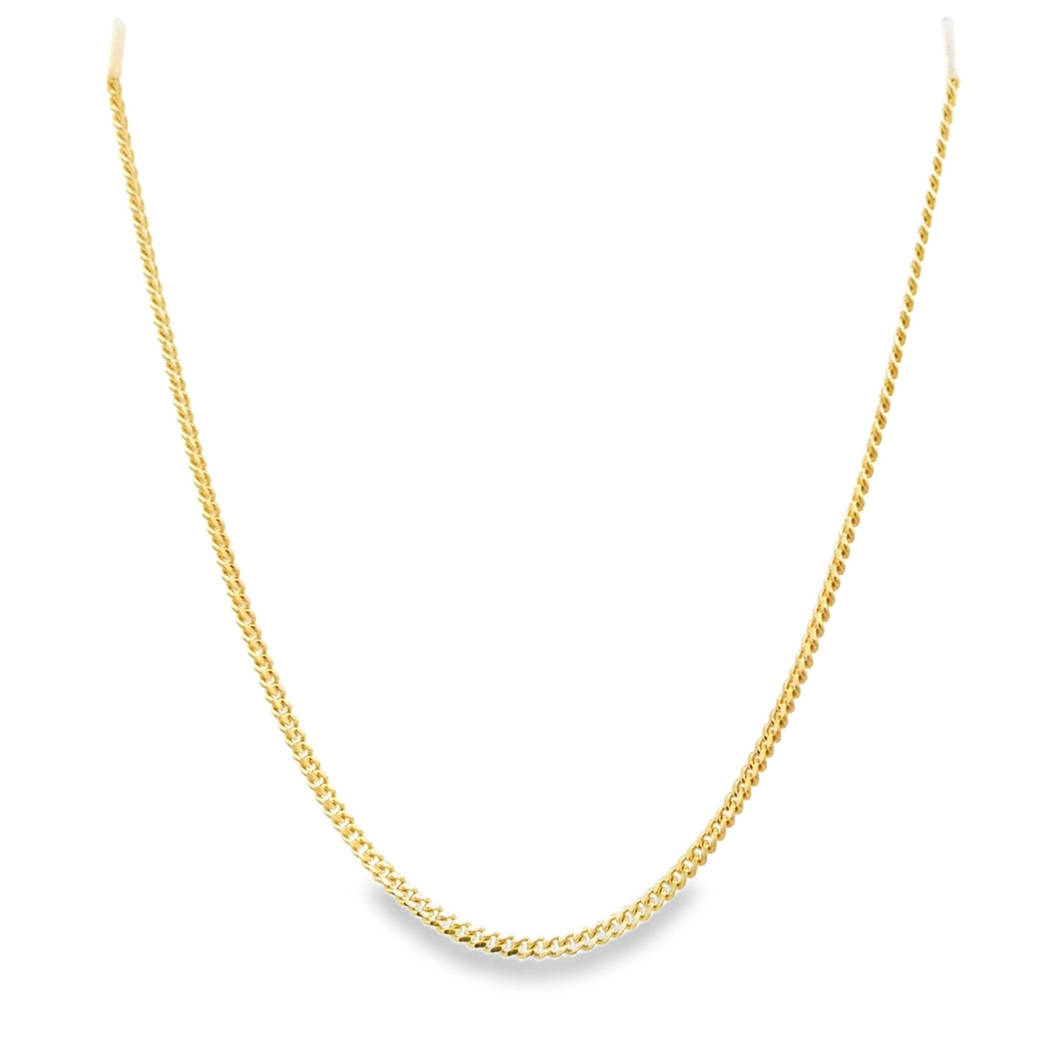 14KY CURBAN SMALL 24 INCH CHAIN - C'SANTOS