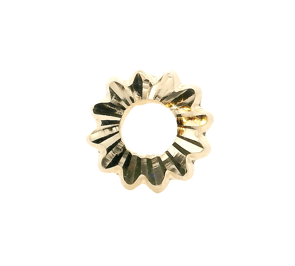 14KY DIAMOND DIE CUT SUN PIERCING - C'SANTOS