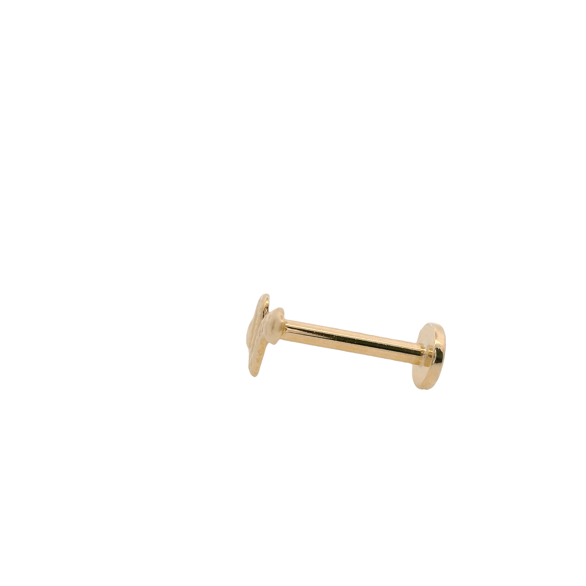 14KY FLATBACK SNAKE PIERCING - C'SANTOS