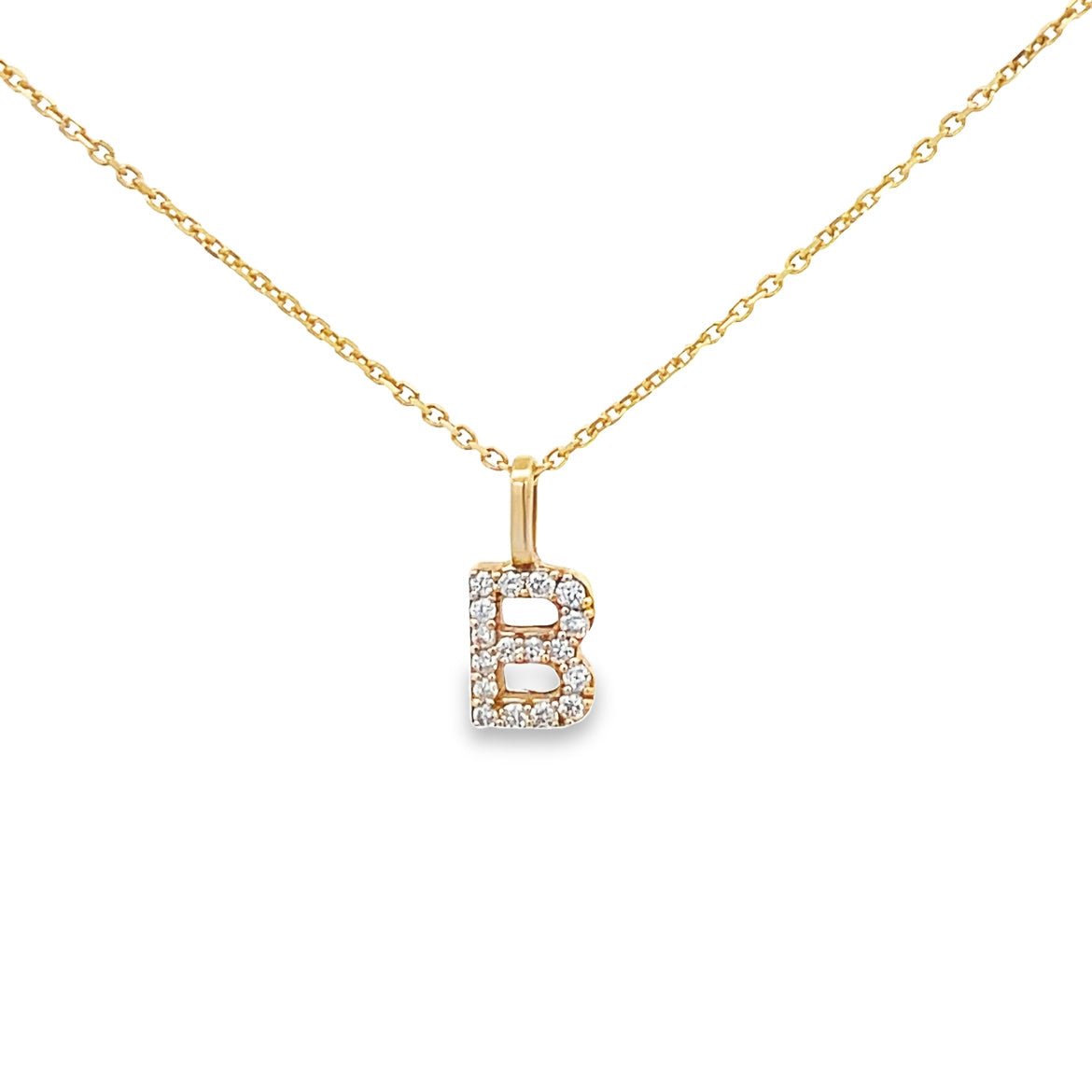 14KY PENDANT LETTER B - C'SANTOS