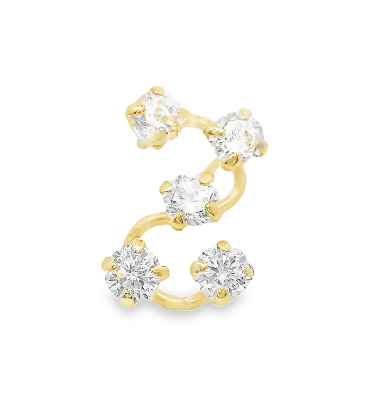 14KY SHORT S PIERCING - C'SANTOS