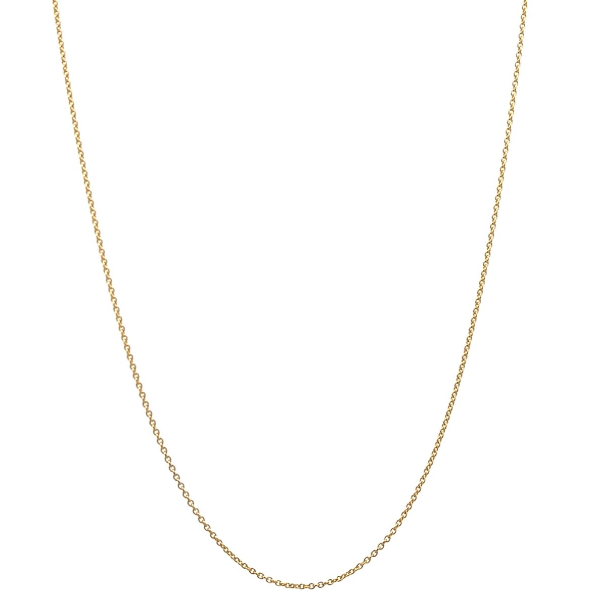 14KY SIMPLE ROLO 20 INCH CHAIN - C'SANTOS