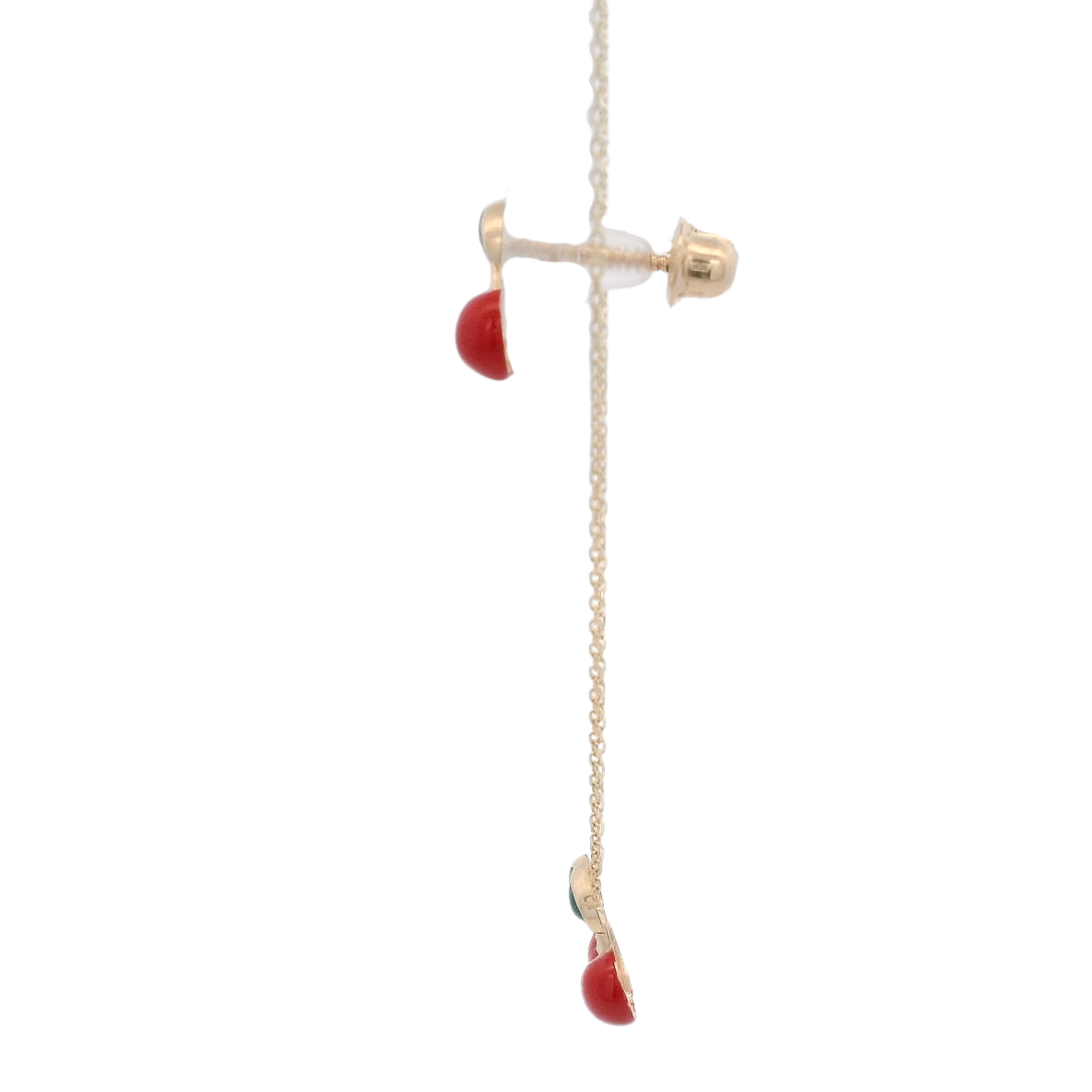 14KY SMALL CHERRIES SET - C'SANTOS