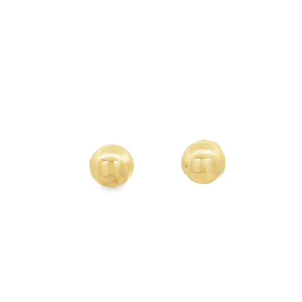 14KY SPHERE STUD 8MM EARRINGS - C'SANTOS