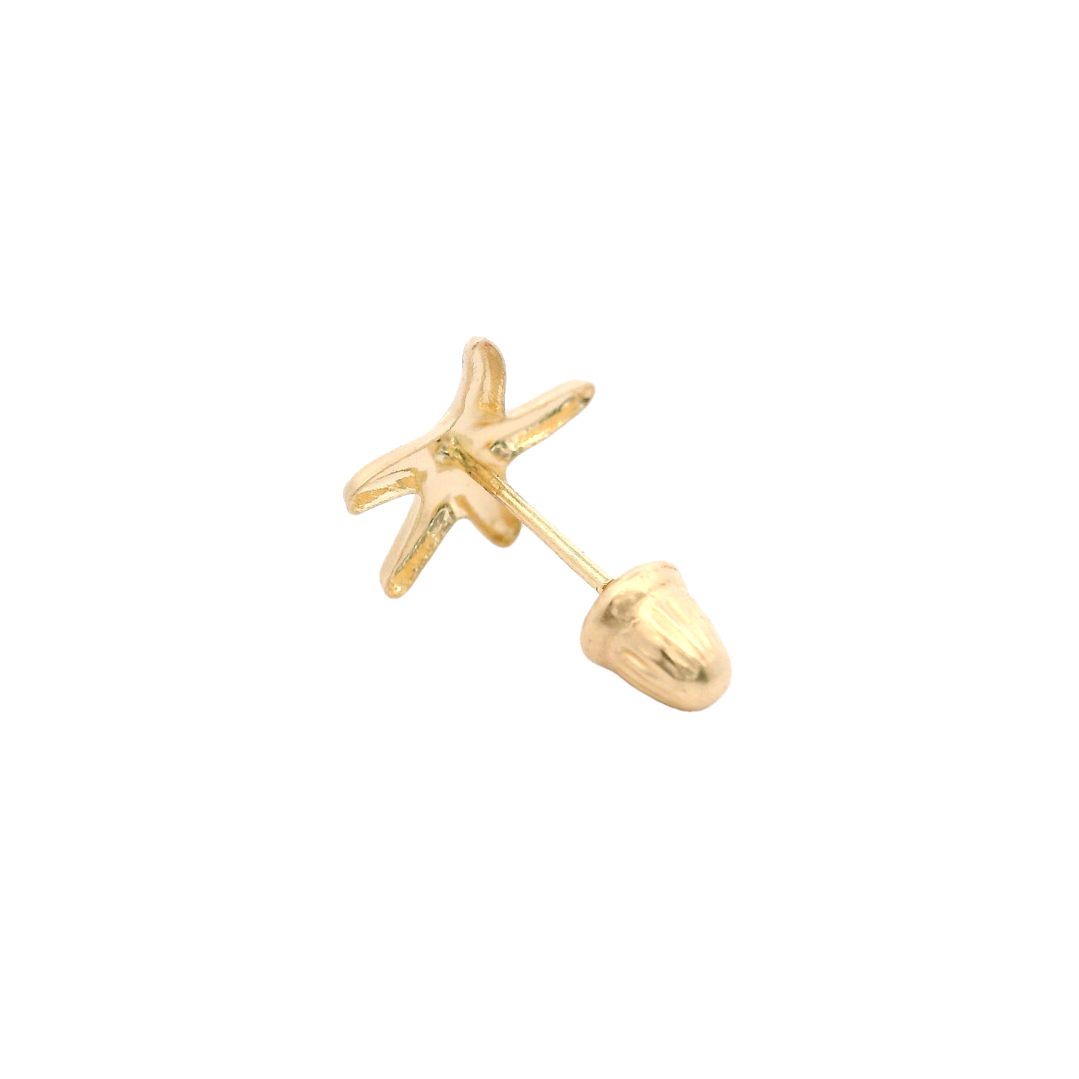 PIERCING STARFISH IN 14KT YELLOW GOLD