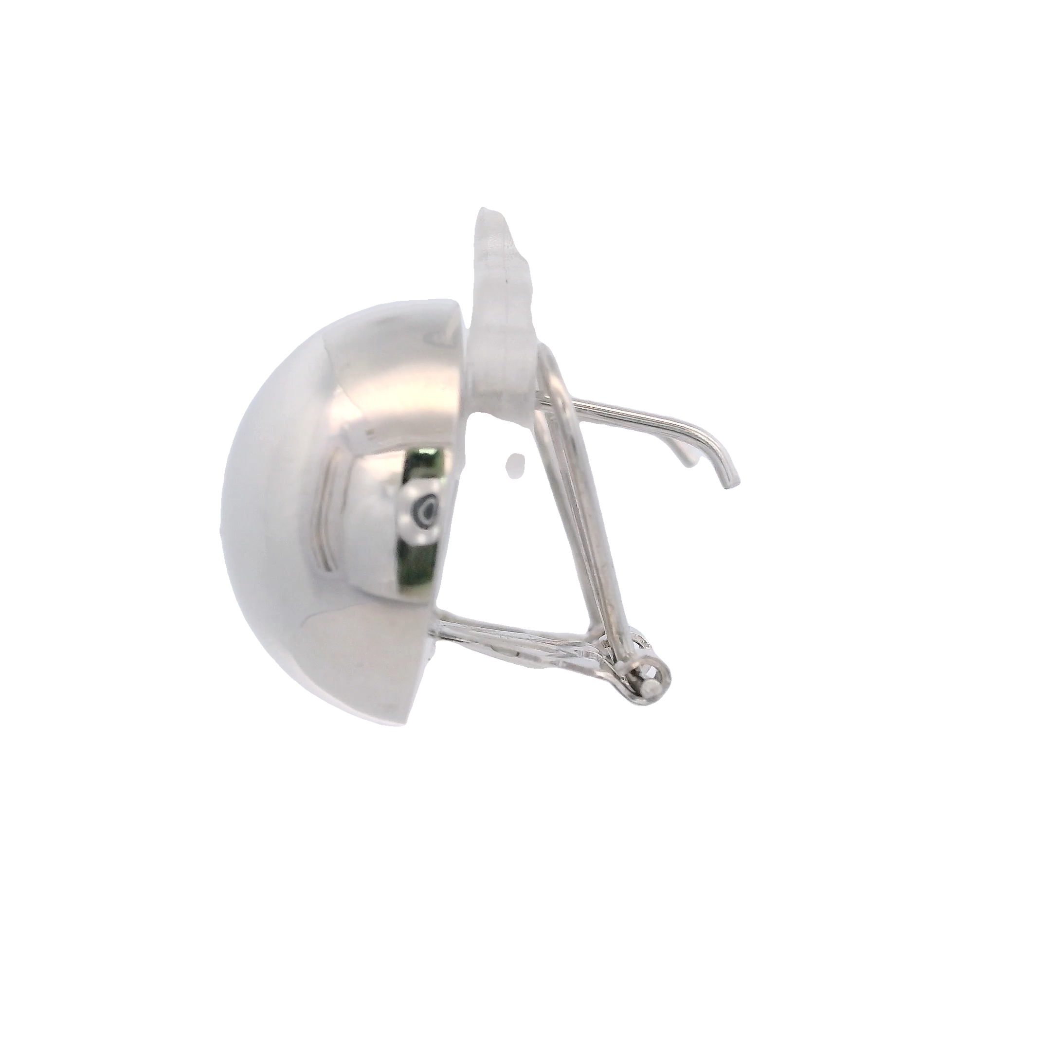 14KW DOME CIRCLE SMOOTH 16MM EARRINGS