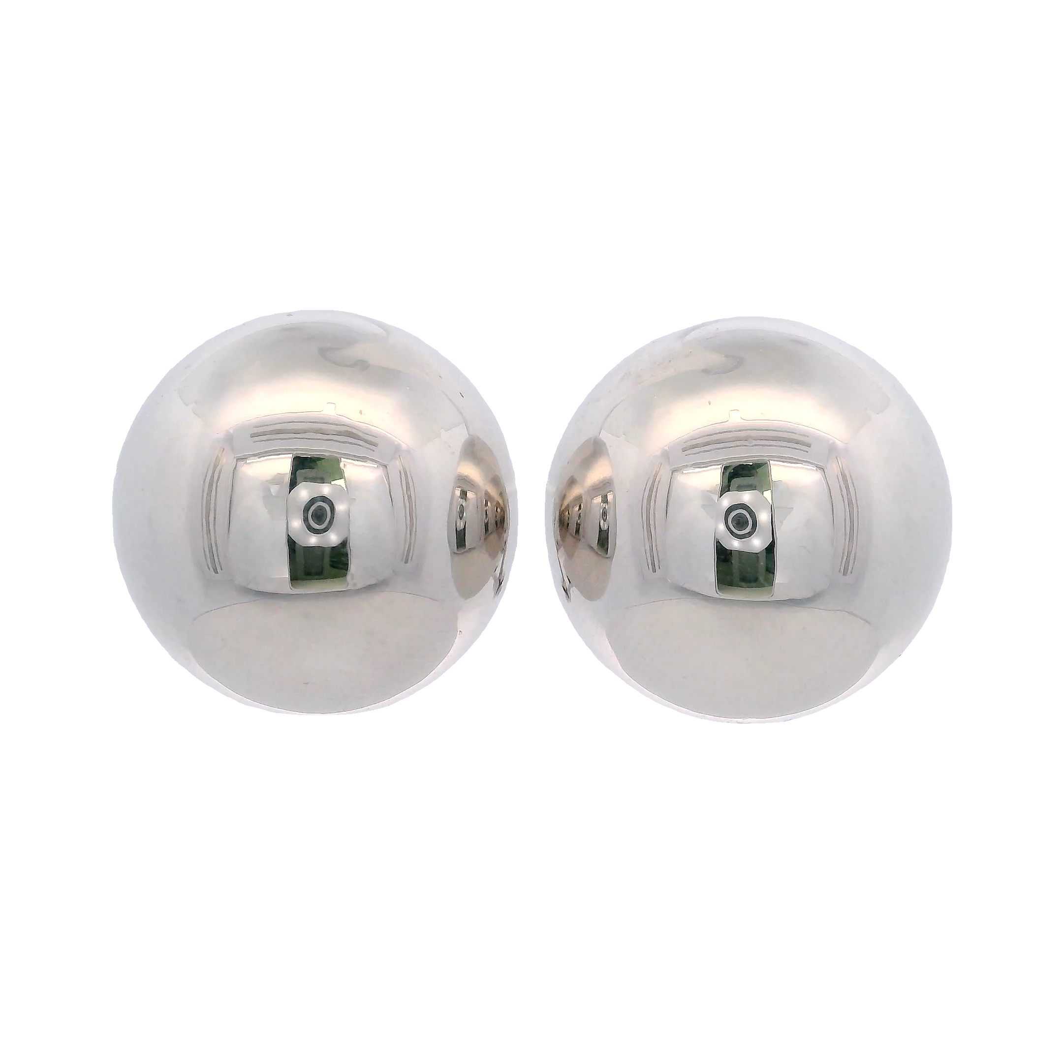 14KW DOME CIRCLE SMOOTH 16MM EARRINGS