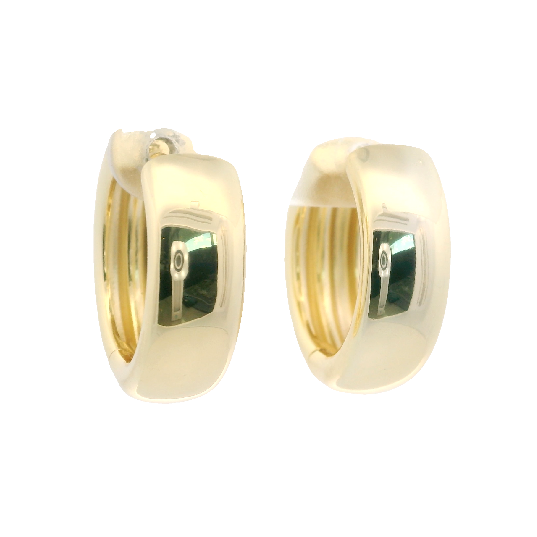 925YG ROW CENTER PAVE HOOPS