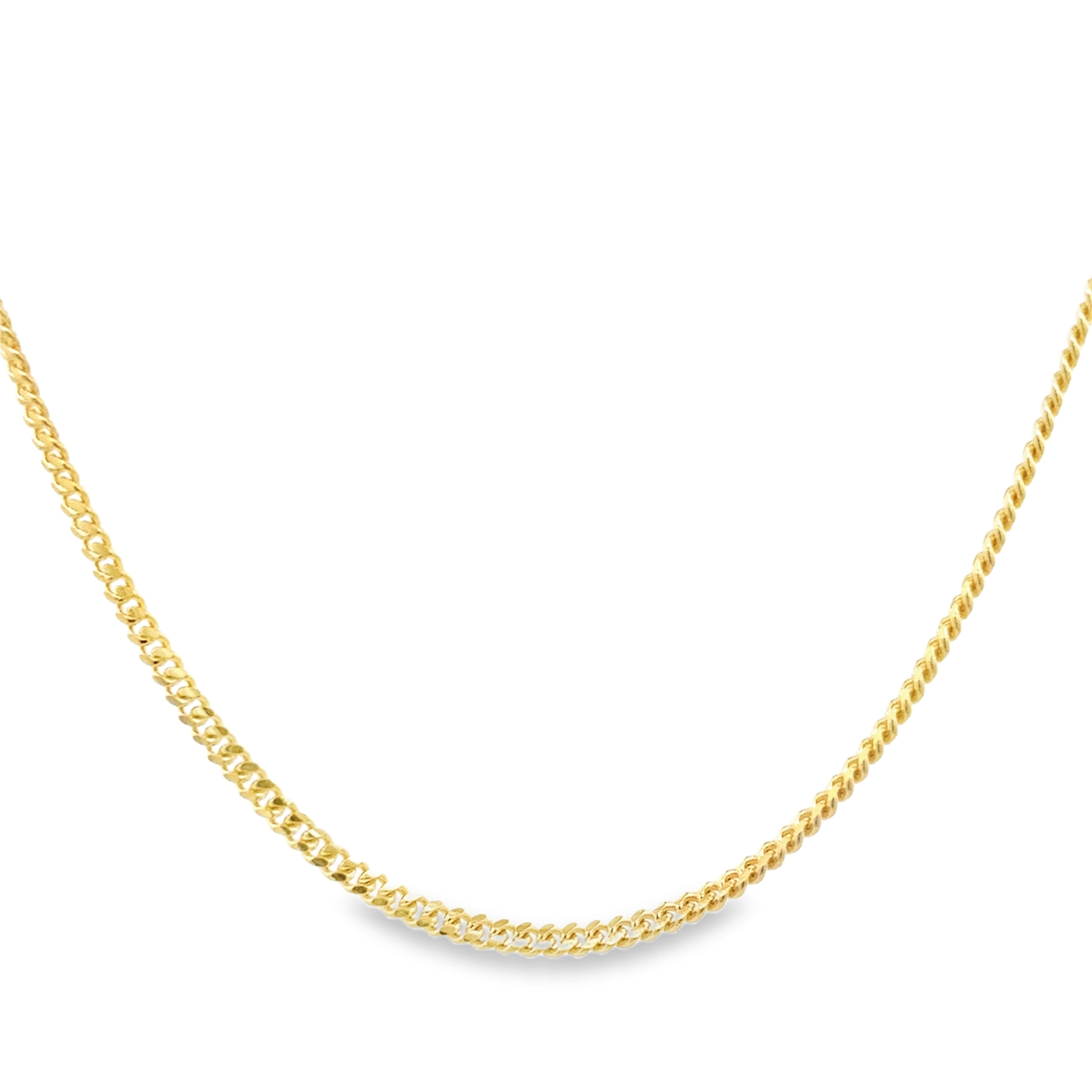 14KY CURBAN SMALL 18 INCH CHAIN