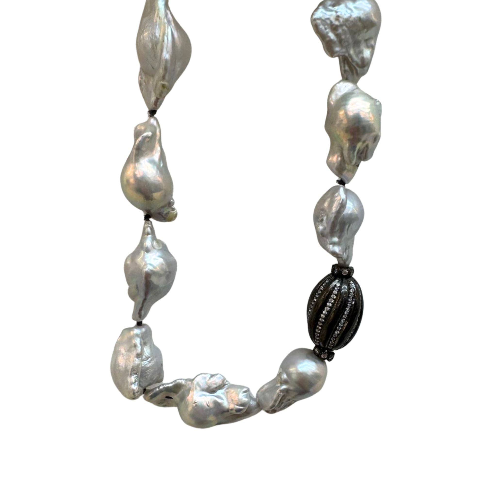 925 BAROQUE PEARL NECKLACE - C'SANTOS