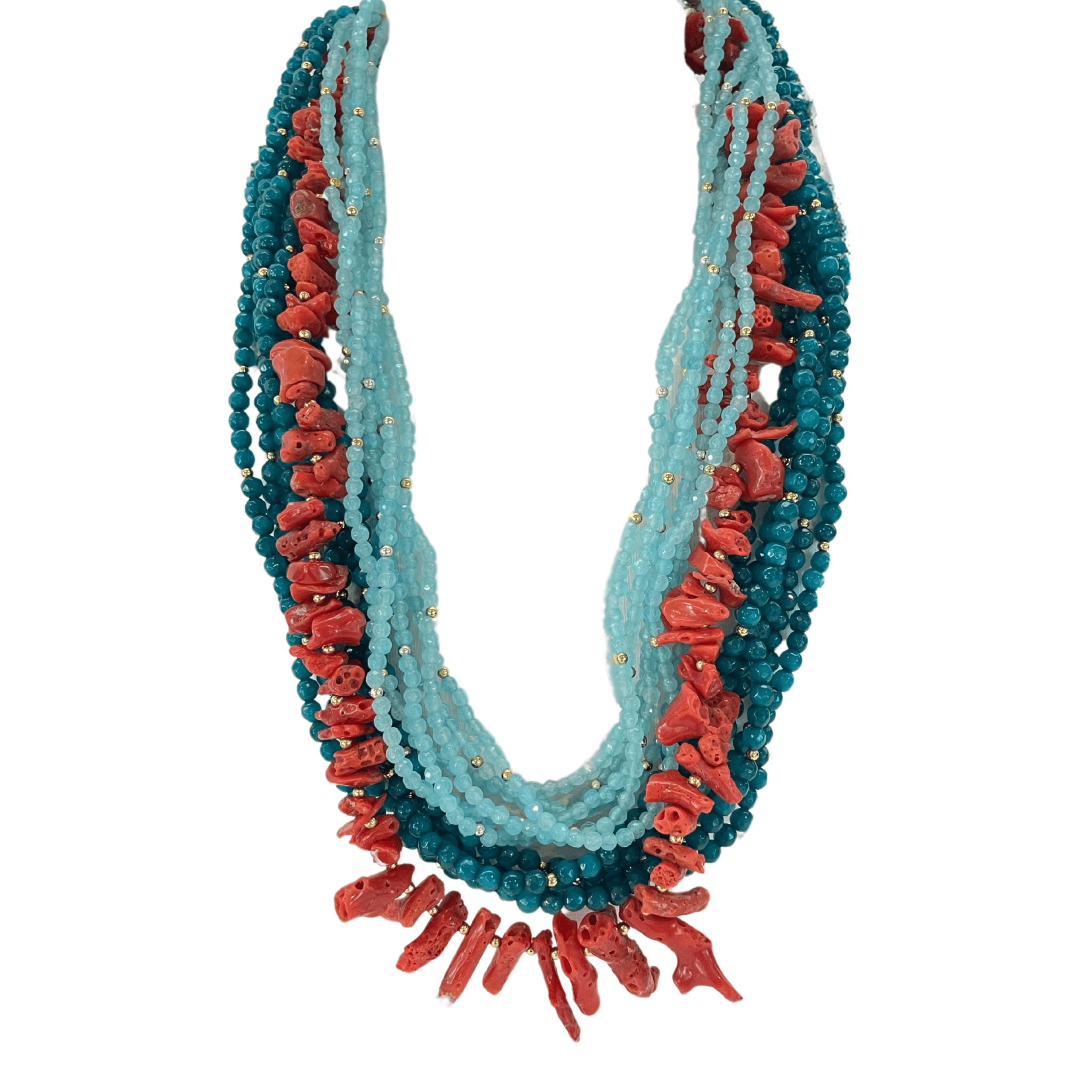 925GG CALLO AGATE NECKLACE - C'SANTOS