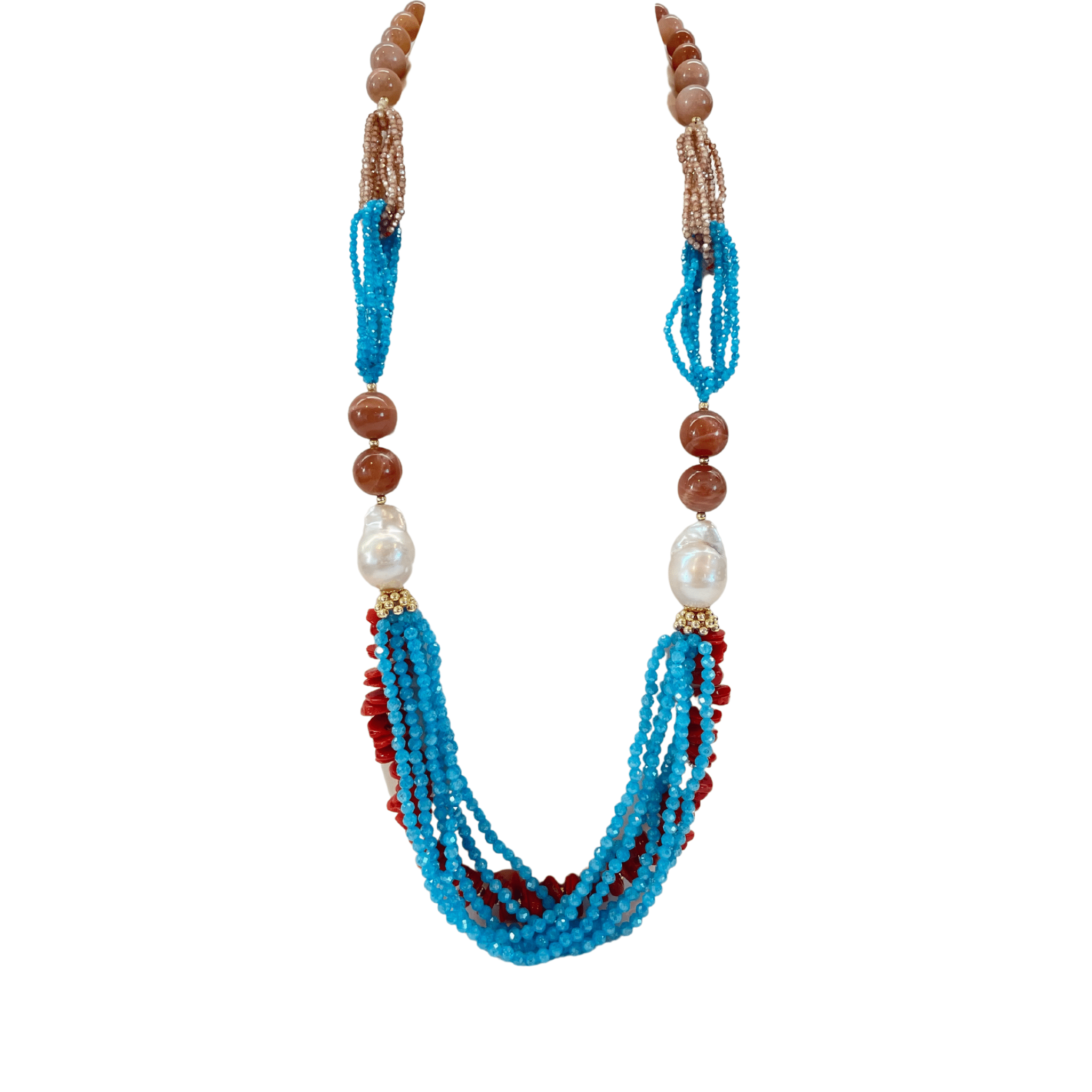 925GG CALLO ZIRNI PERL NECKLACE - C'SANTOS