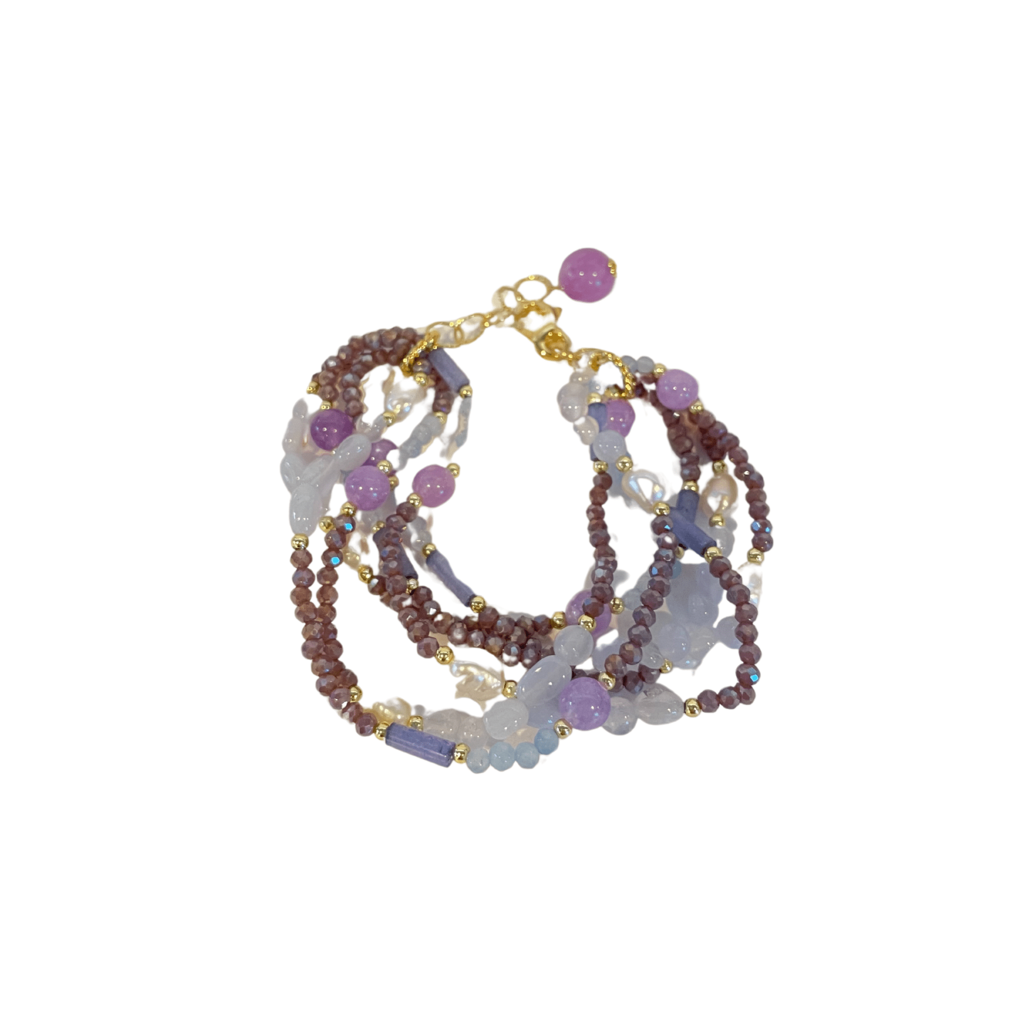 Collana in argento sterling puro 925 per donna, pietra