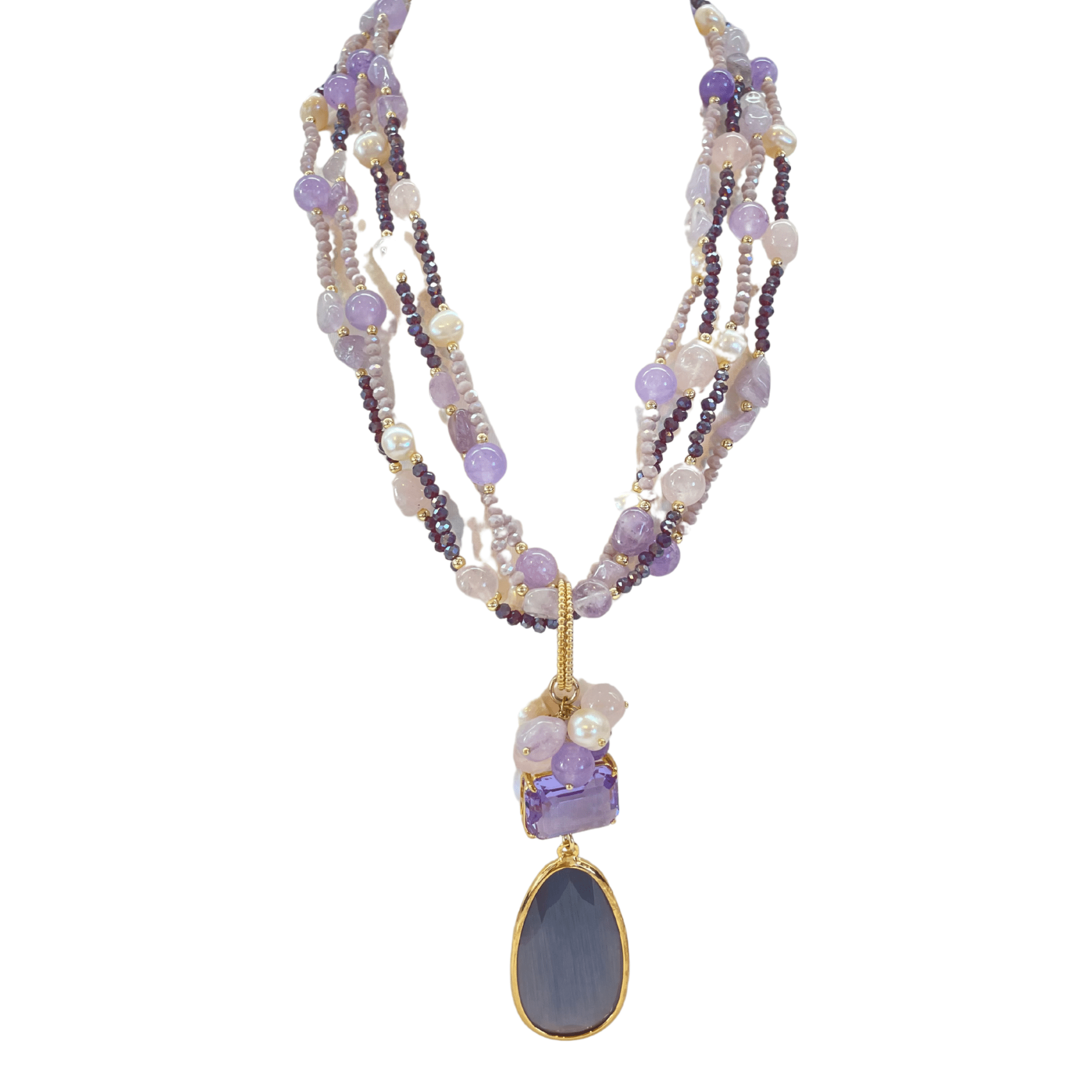 925GG MINI TCHON NECKLACE - C'SANTOS