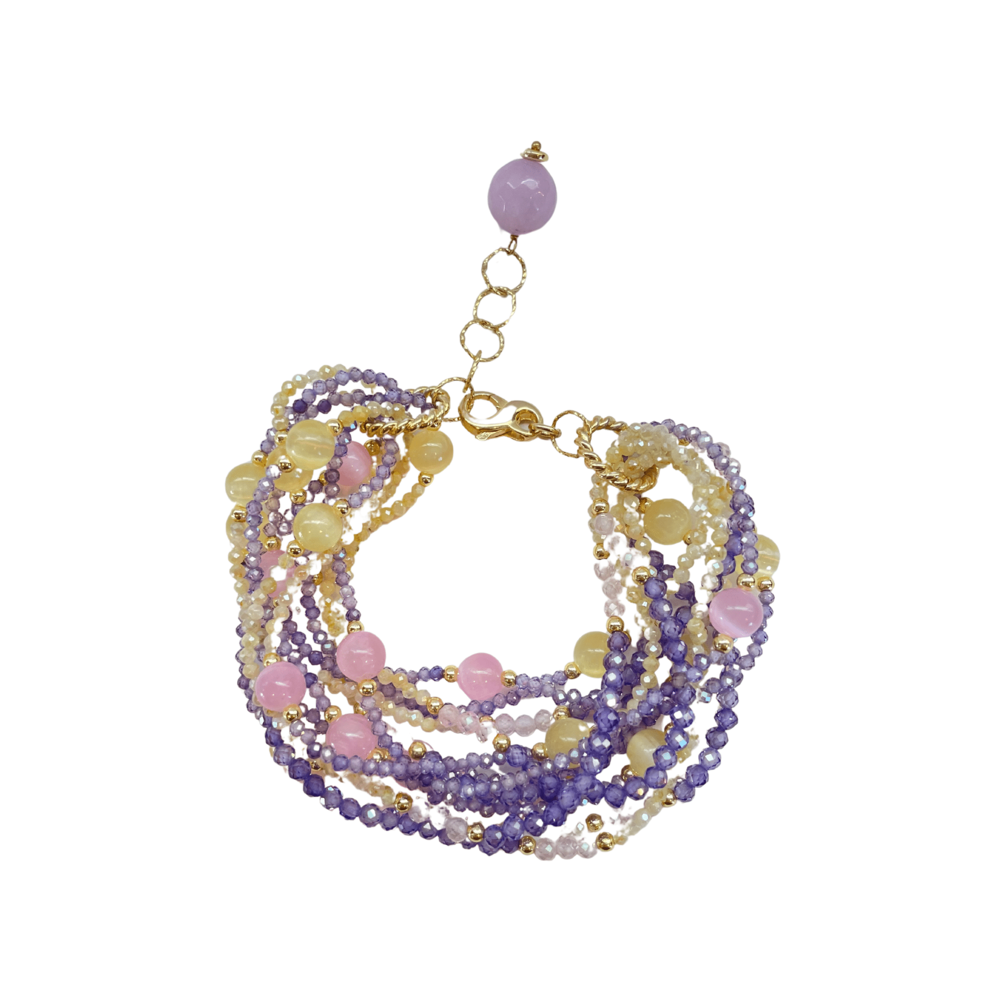 925GG MULTIFILO ZIRNI SELINITE ACELET - C'SANTOS