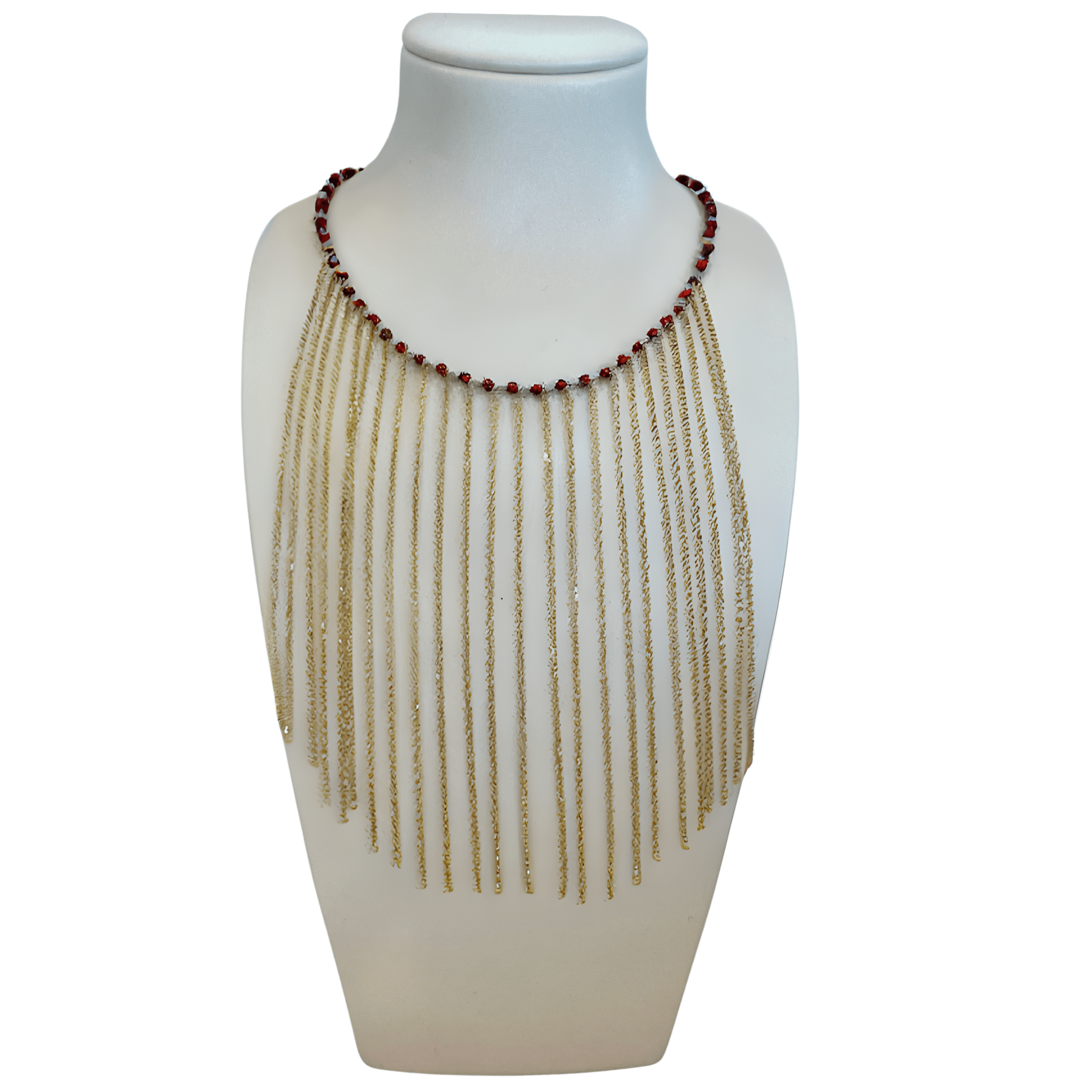 925GG ZIRC BDEAUX CATENA NECKLACE - C'SANTOS