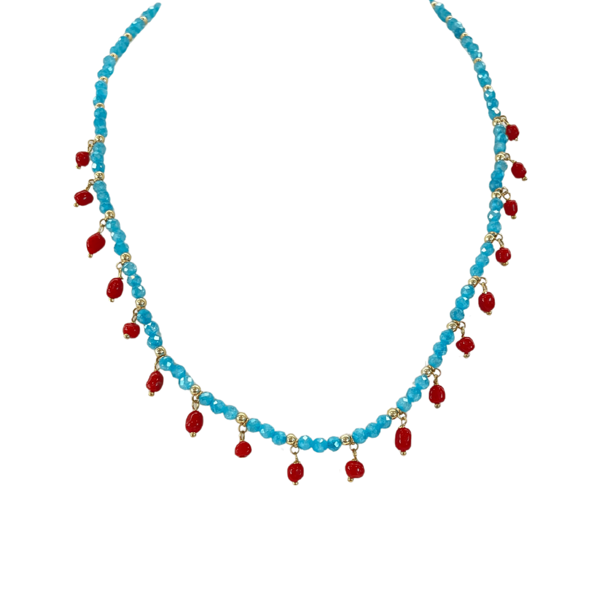 925GG ZIRC TURCHES CALLO NECKLACE - C'SANTOS