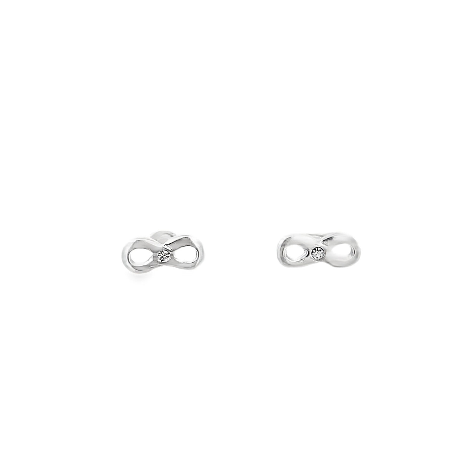925SL INFINITY STUD EARRINGS - C'SANTOS