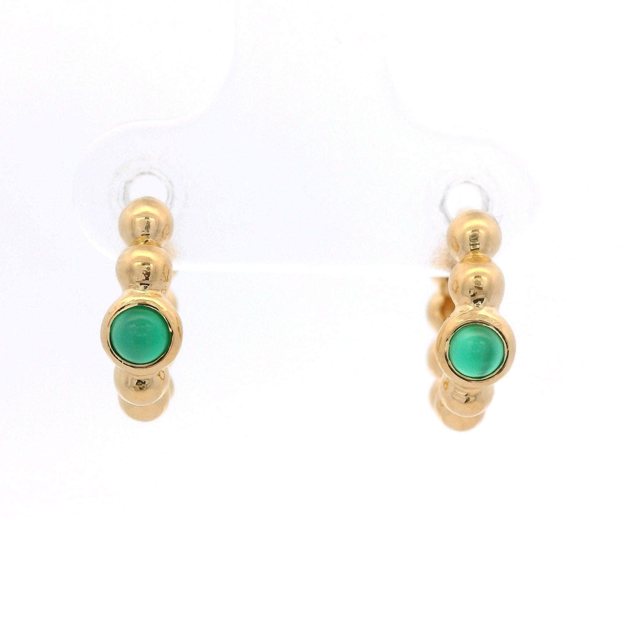 925YG BEANDS ONYZ GREEN HUGGIES - C'SANTOS