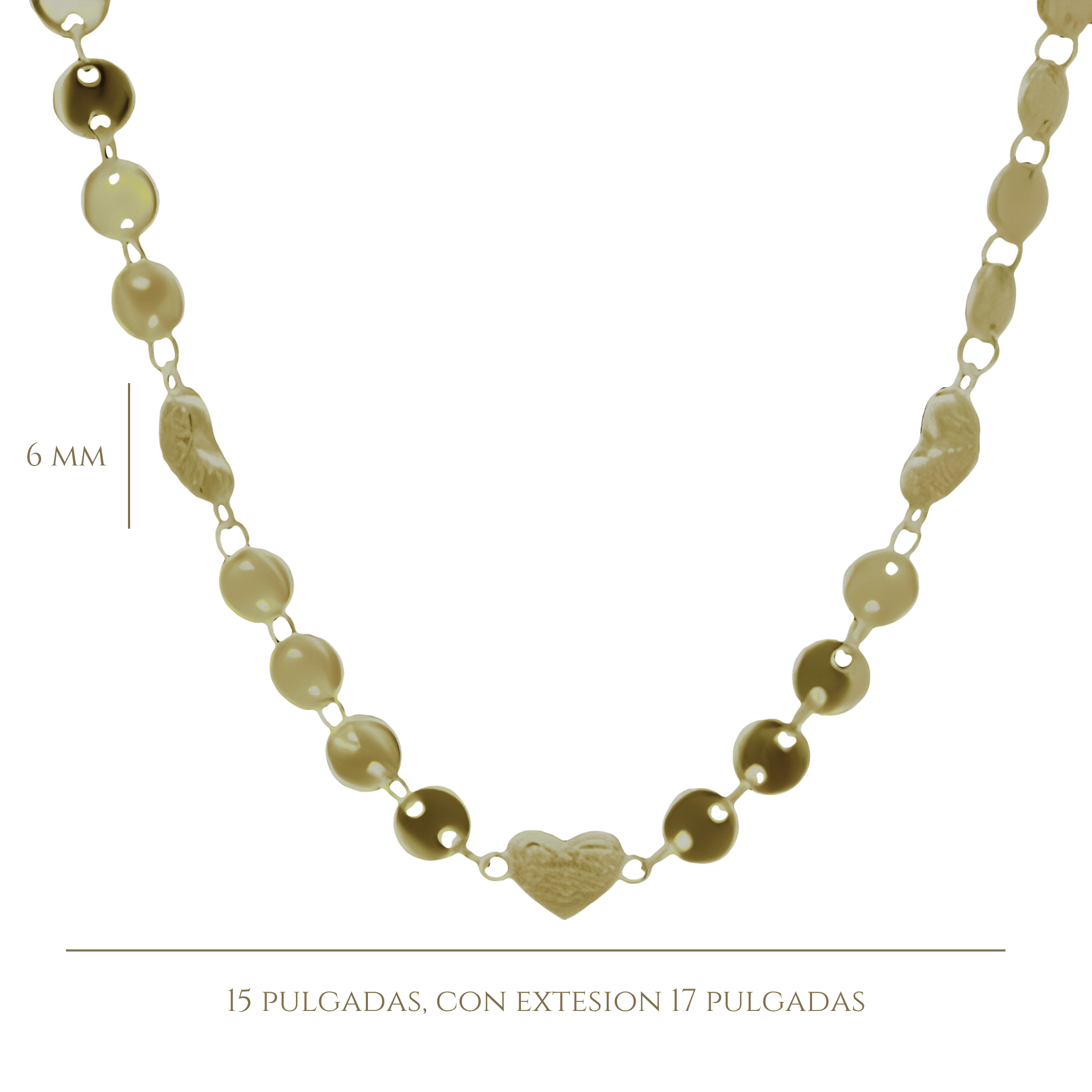 925YG TRIPLE HEART PAVE AND CIRCLE NECKLACE - C'SANTOS