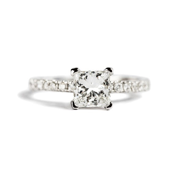 D1.28CT MICROPRONG ENGAGEMENT RING