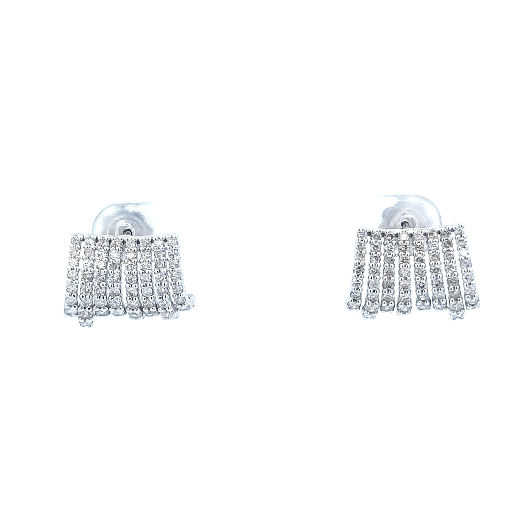 14K WHITE GOLD EARRINGS