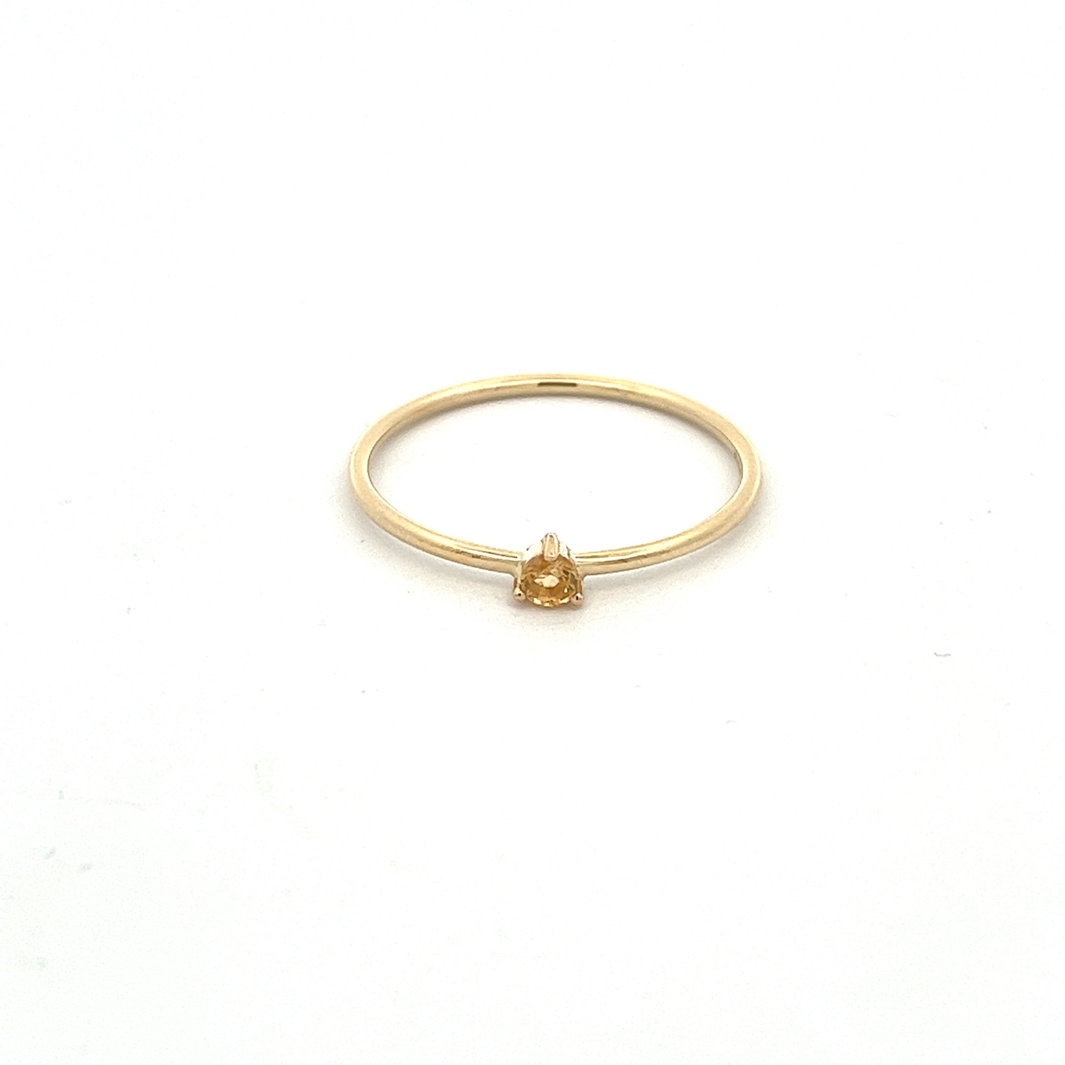 14K CITRINE RING