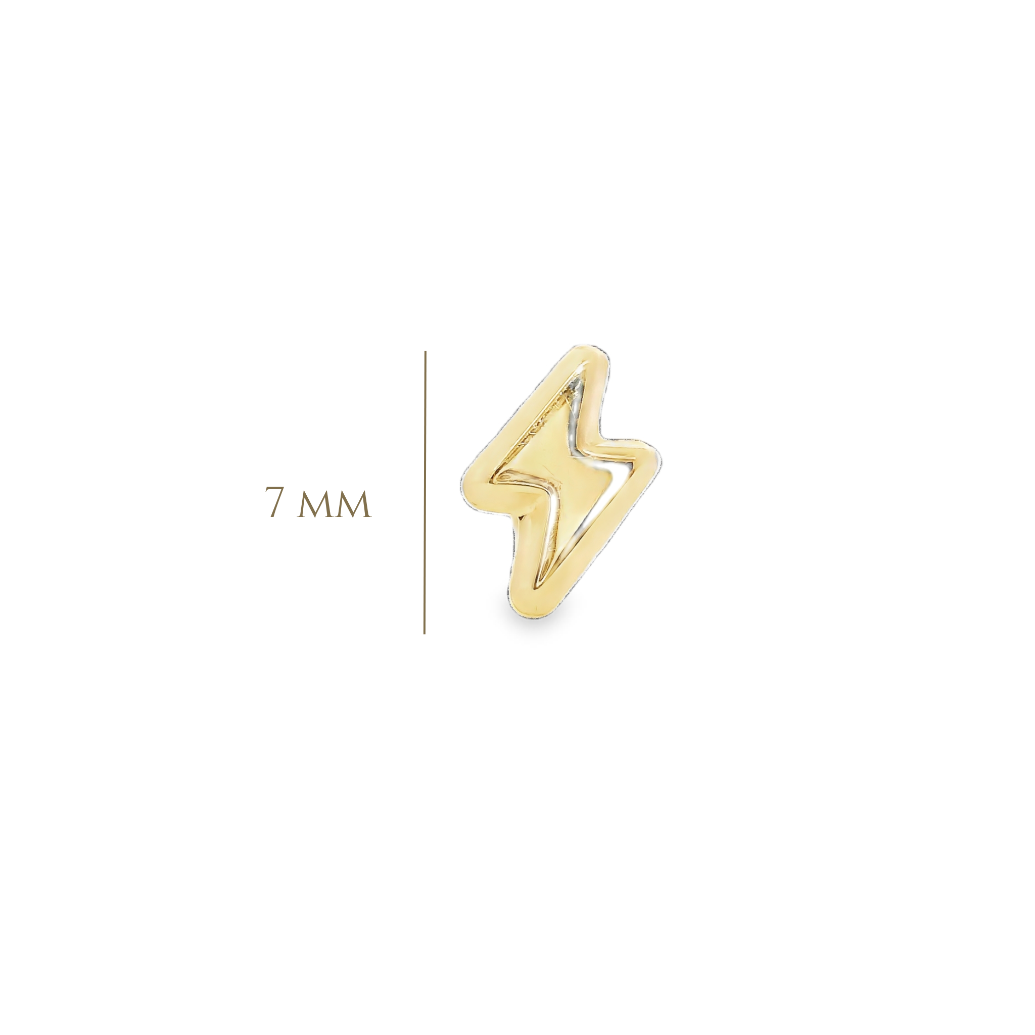 PIERCING RAY IN 14KT YELLOW GOLD