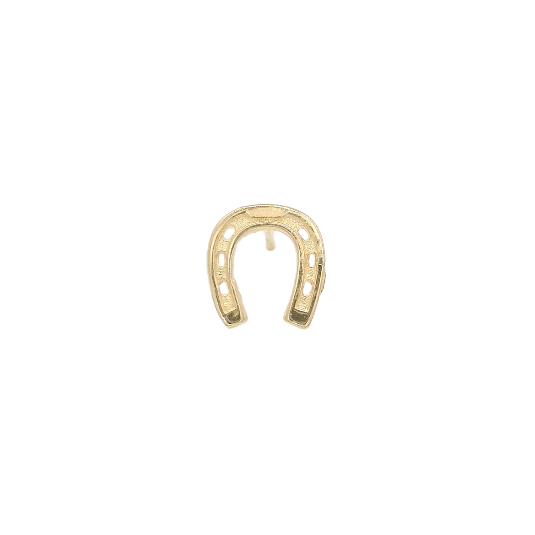 PIERCING HORSESHOE IN 14KT YELLOW GOLD