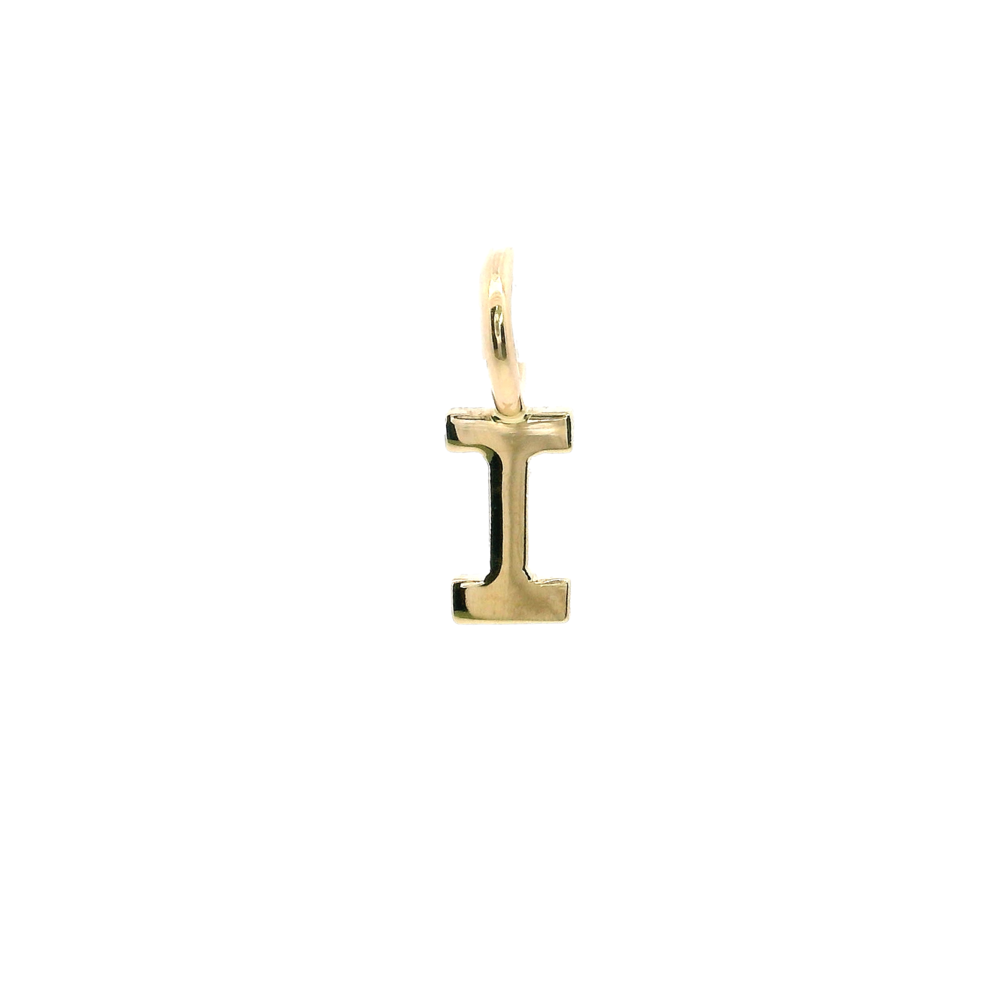 14KY 6MM LETTER D PENDANT