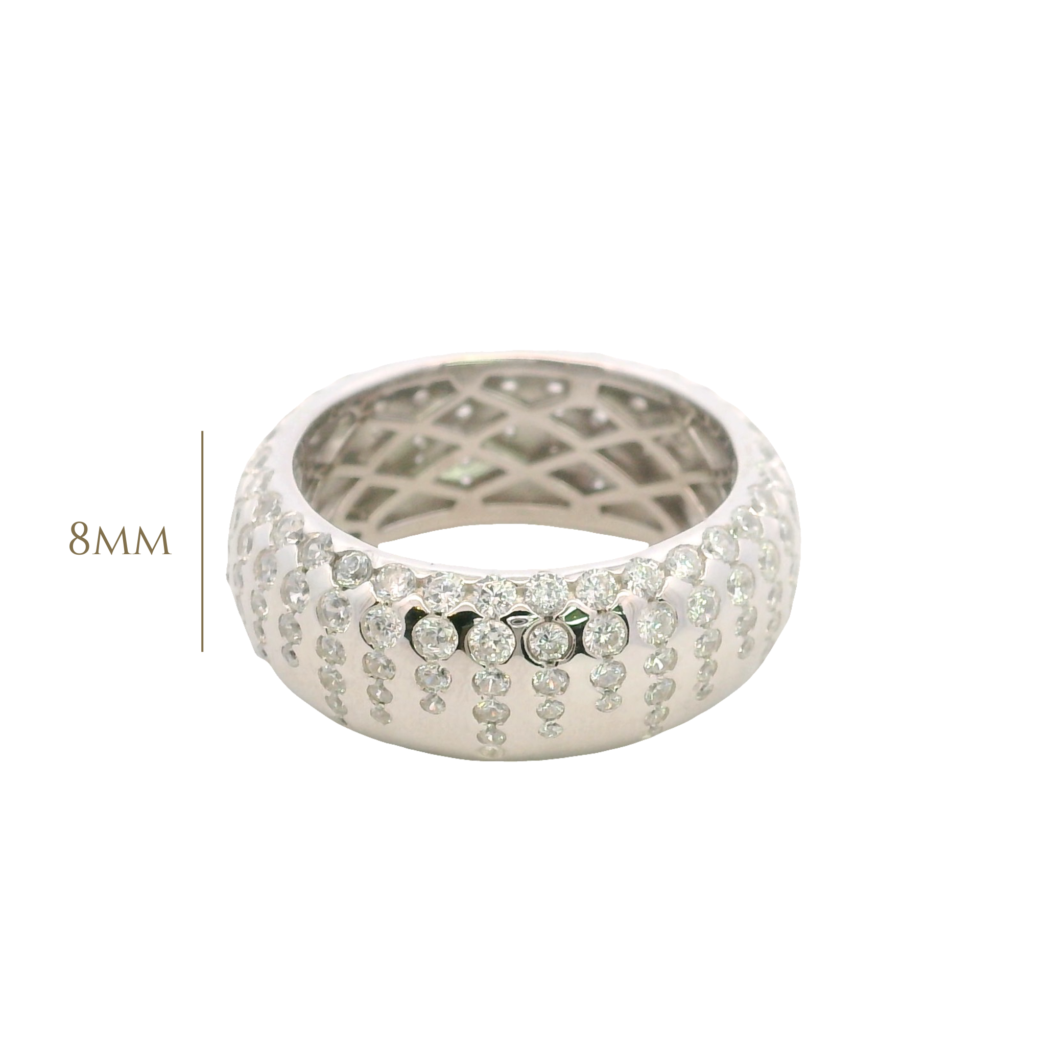 925SL SEMINFINITY RING T7