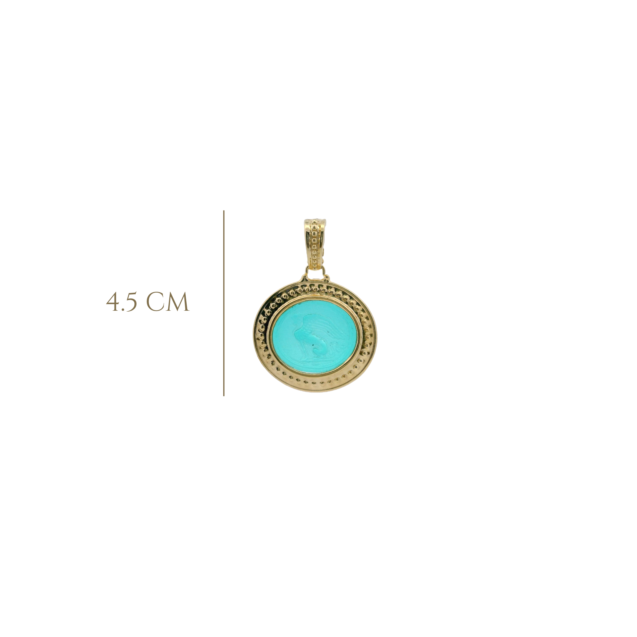 925GG VENETIAN GLASS VERDE CHIMERA PENDANT
