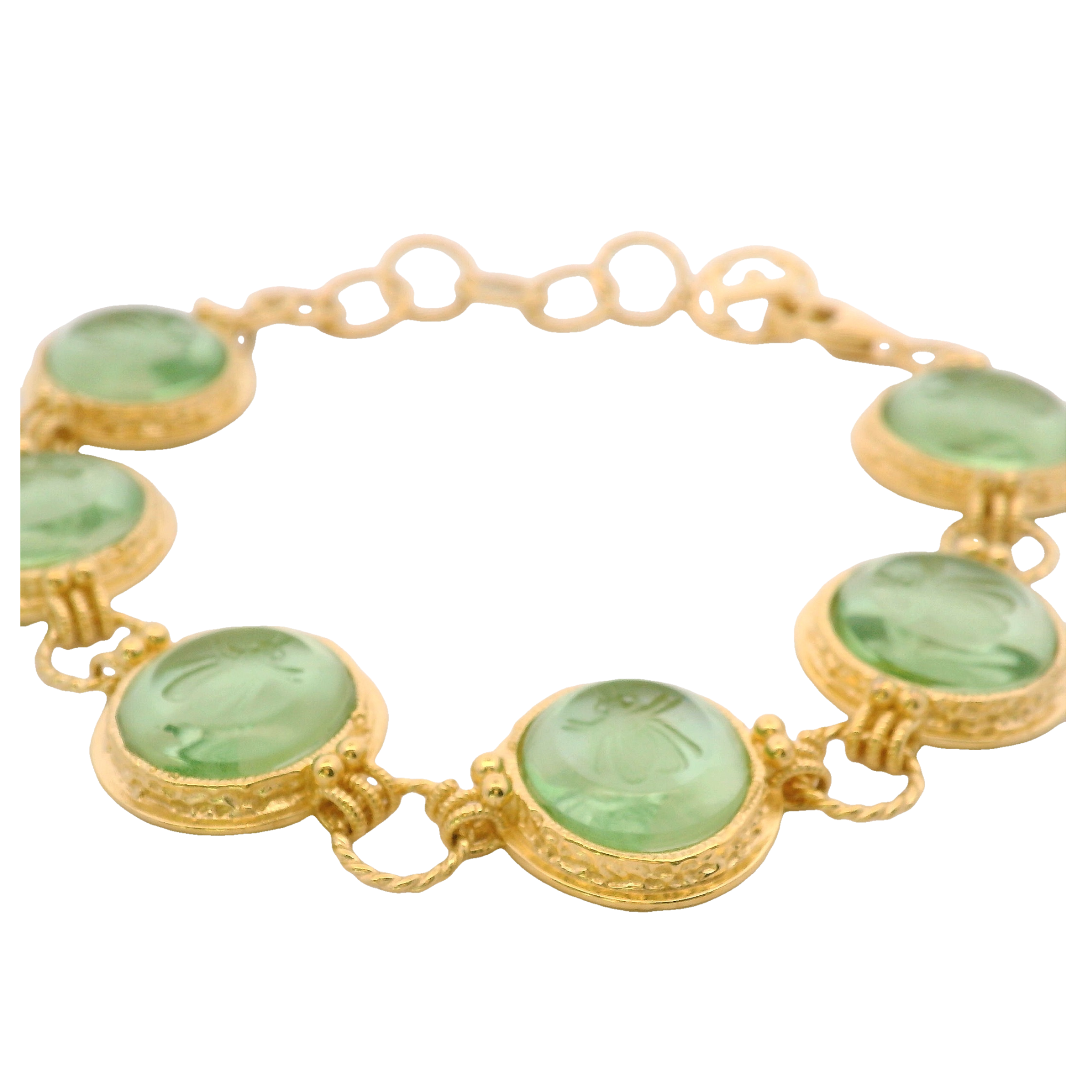 925GG STATION BEE MOP BRACELET