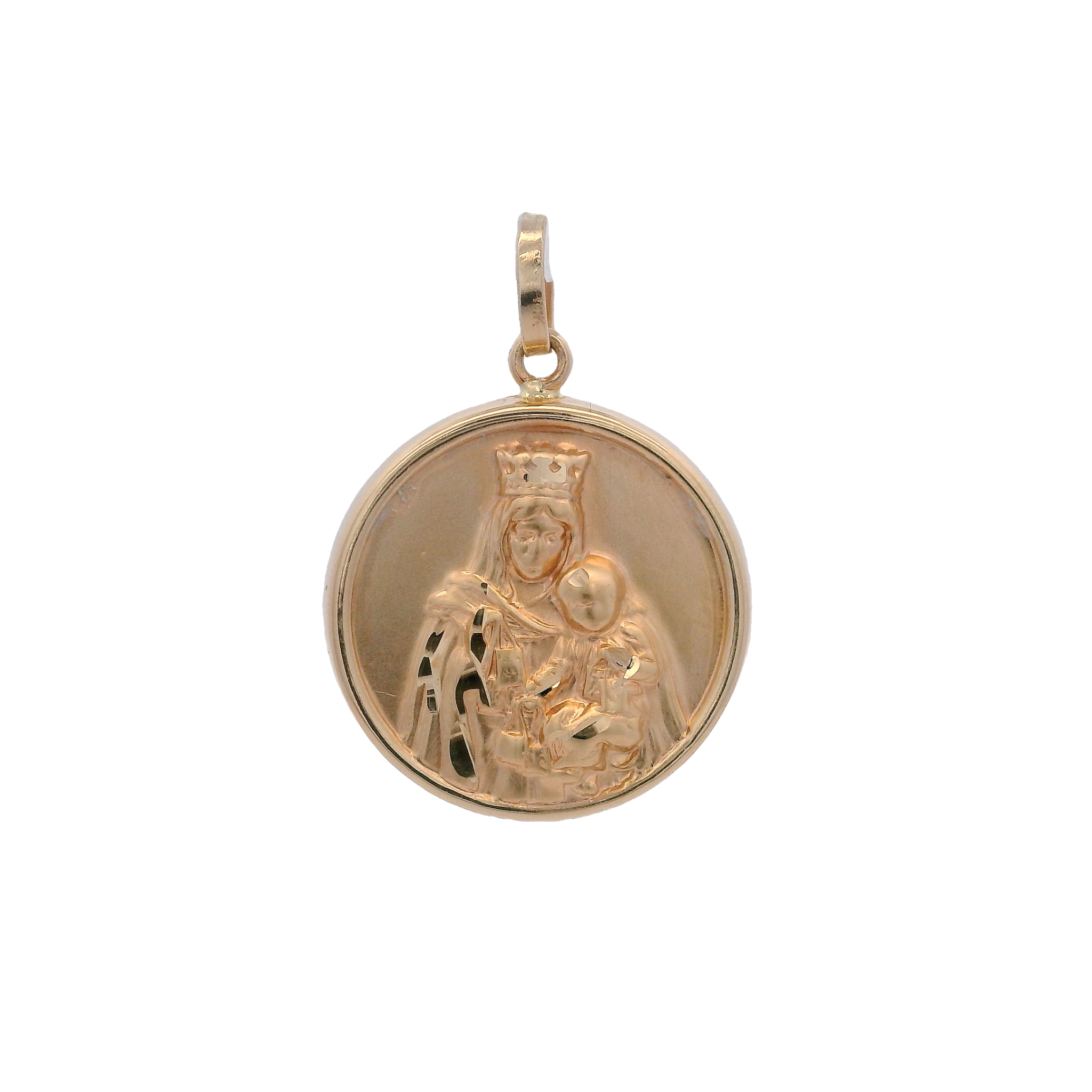 14KY HEART OF JESUS 9MM MEDAL