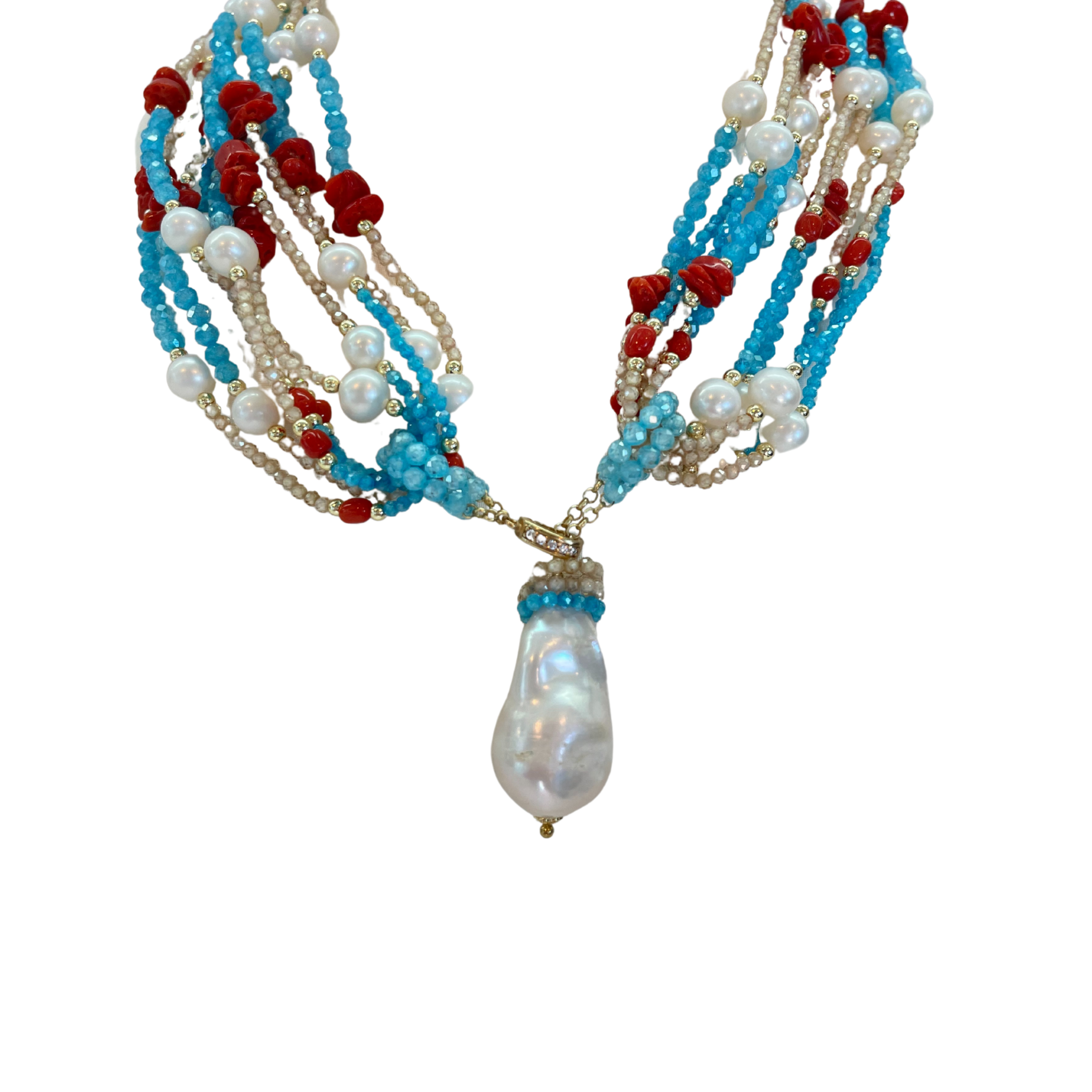 925GG CALLO ZIRNI PERL NECKLACE