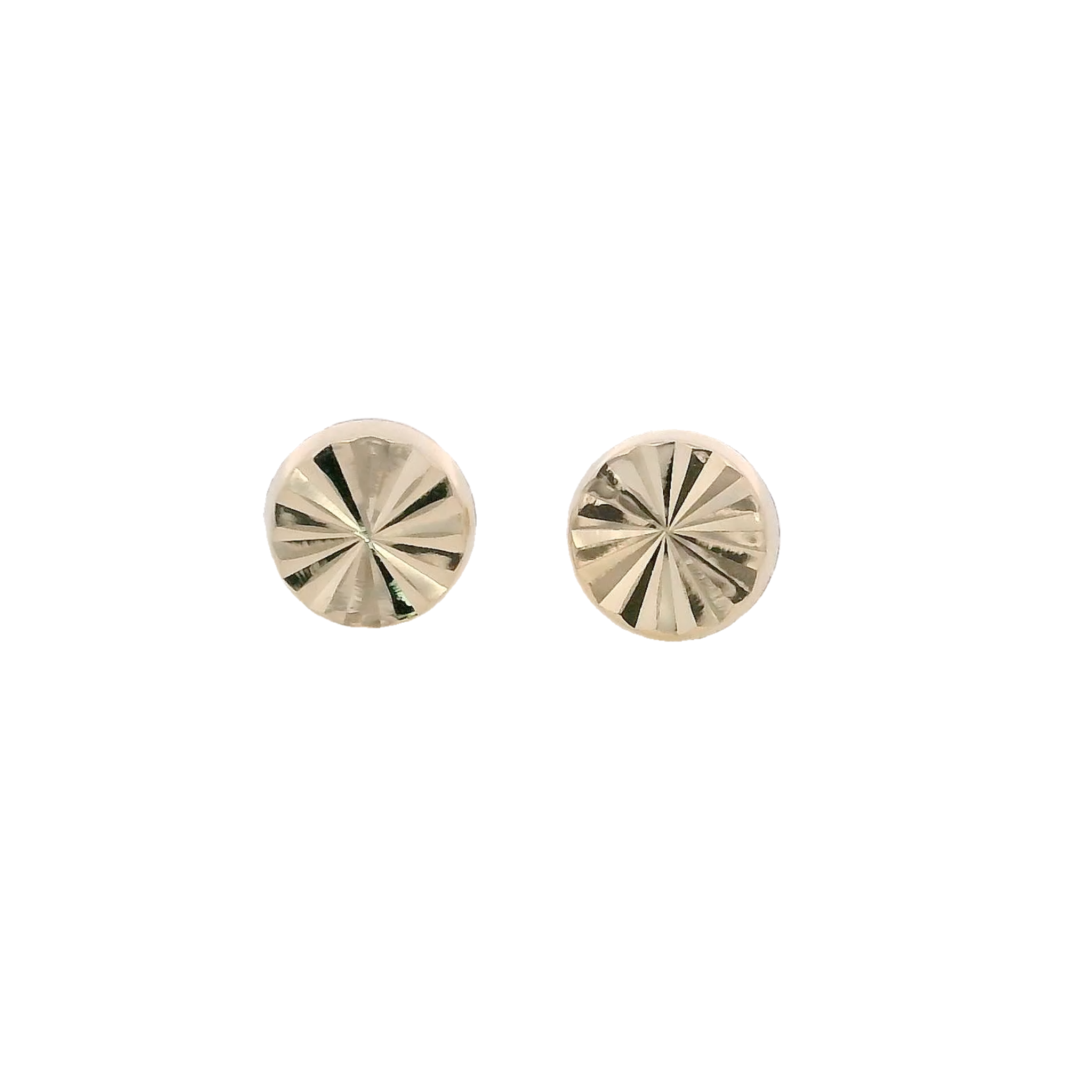14KY TEXTURE BASIC CIRCLE EARRINGS