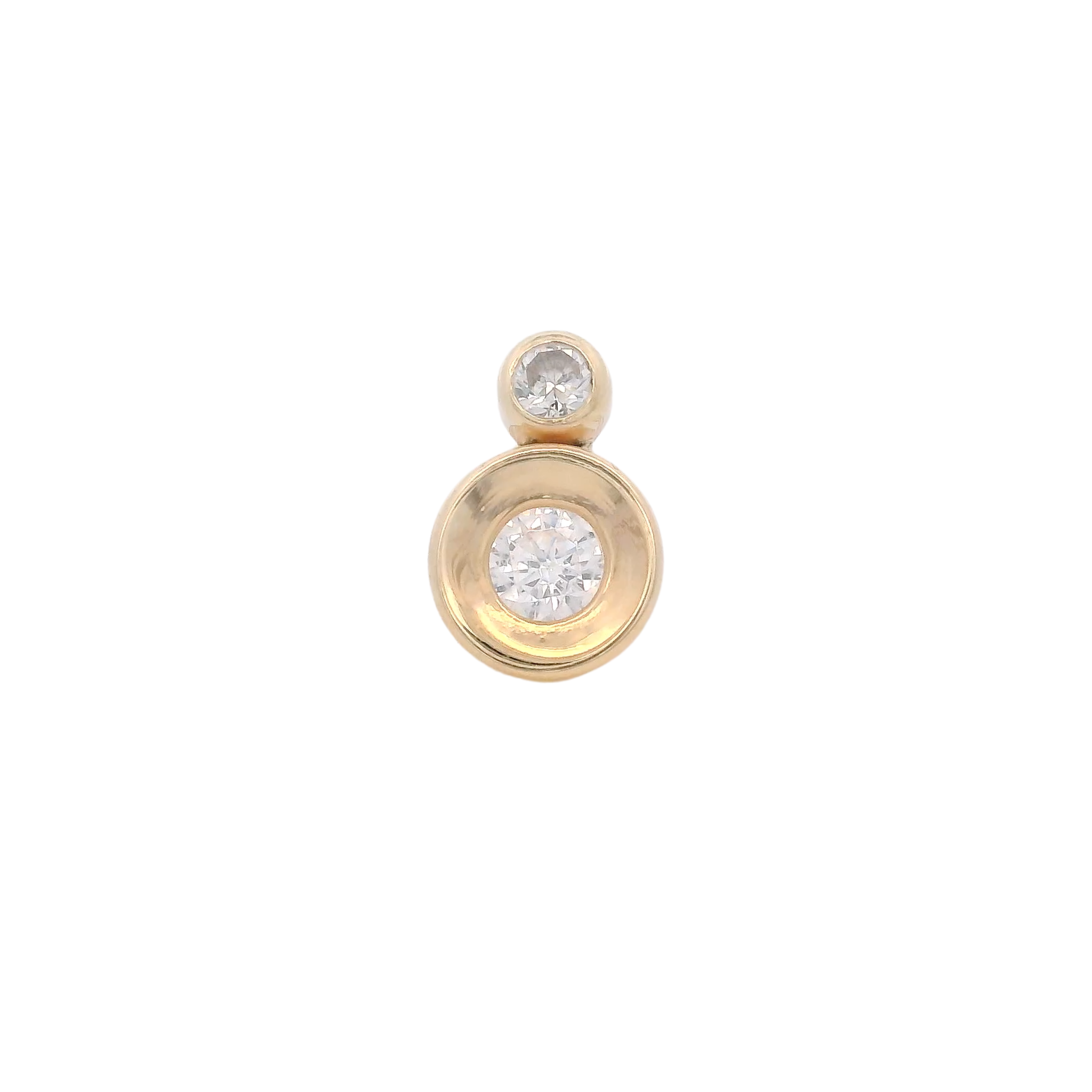 14KY DOUBLE BEZEL PIERCING