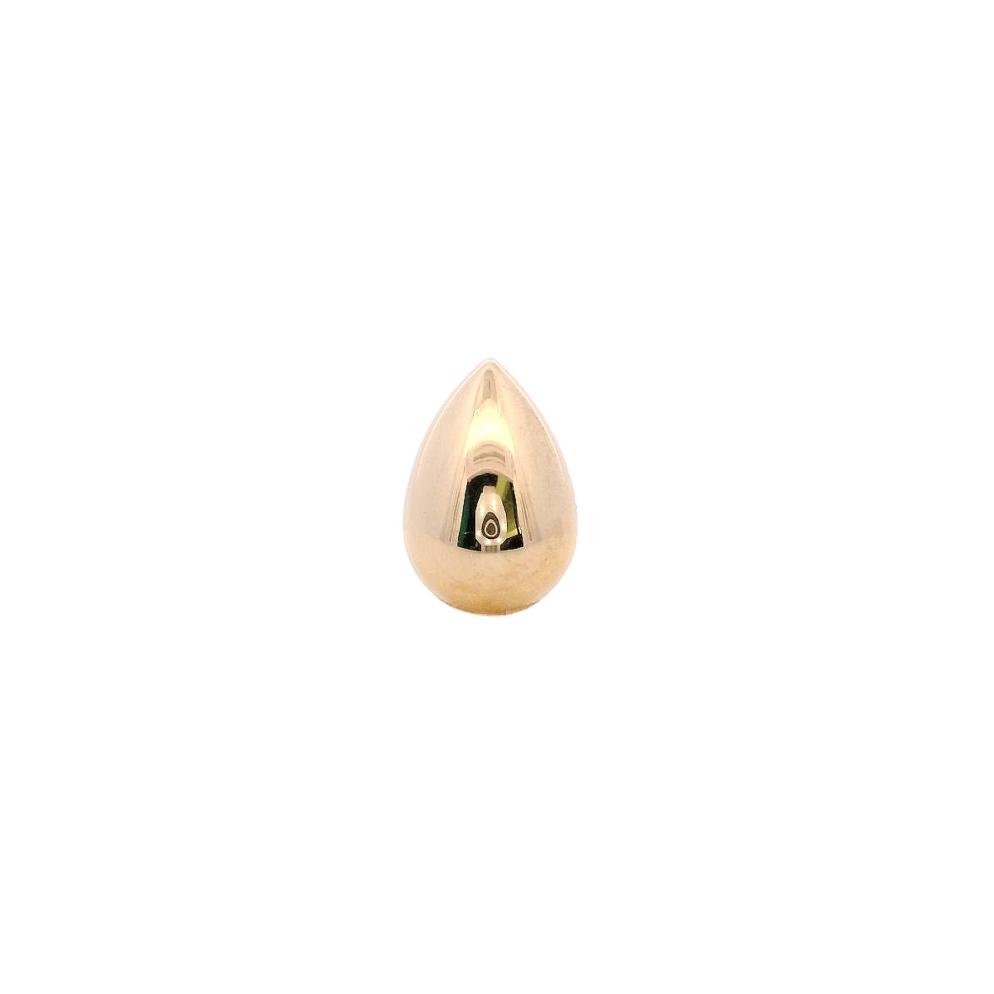 14KY SMALL DROP SMOOTH 8MM PIERCING