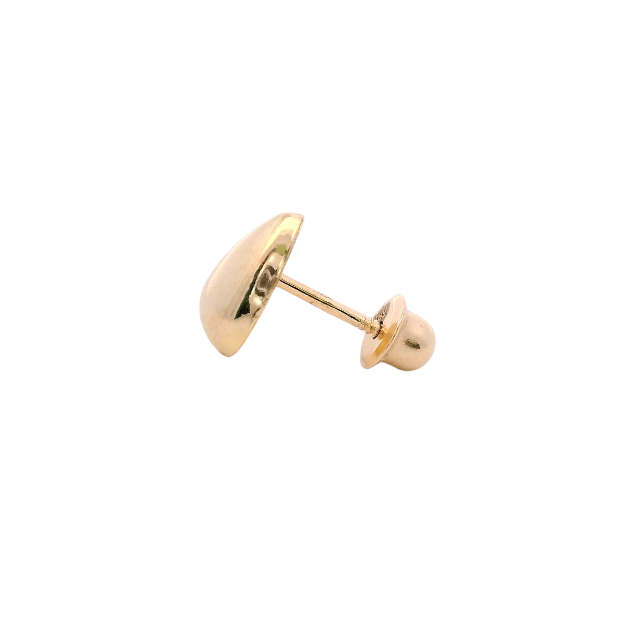 14KY SMALL DROP SMOOTH 8MM PIERCING
