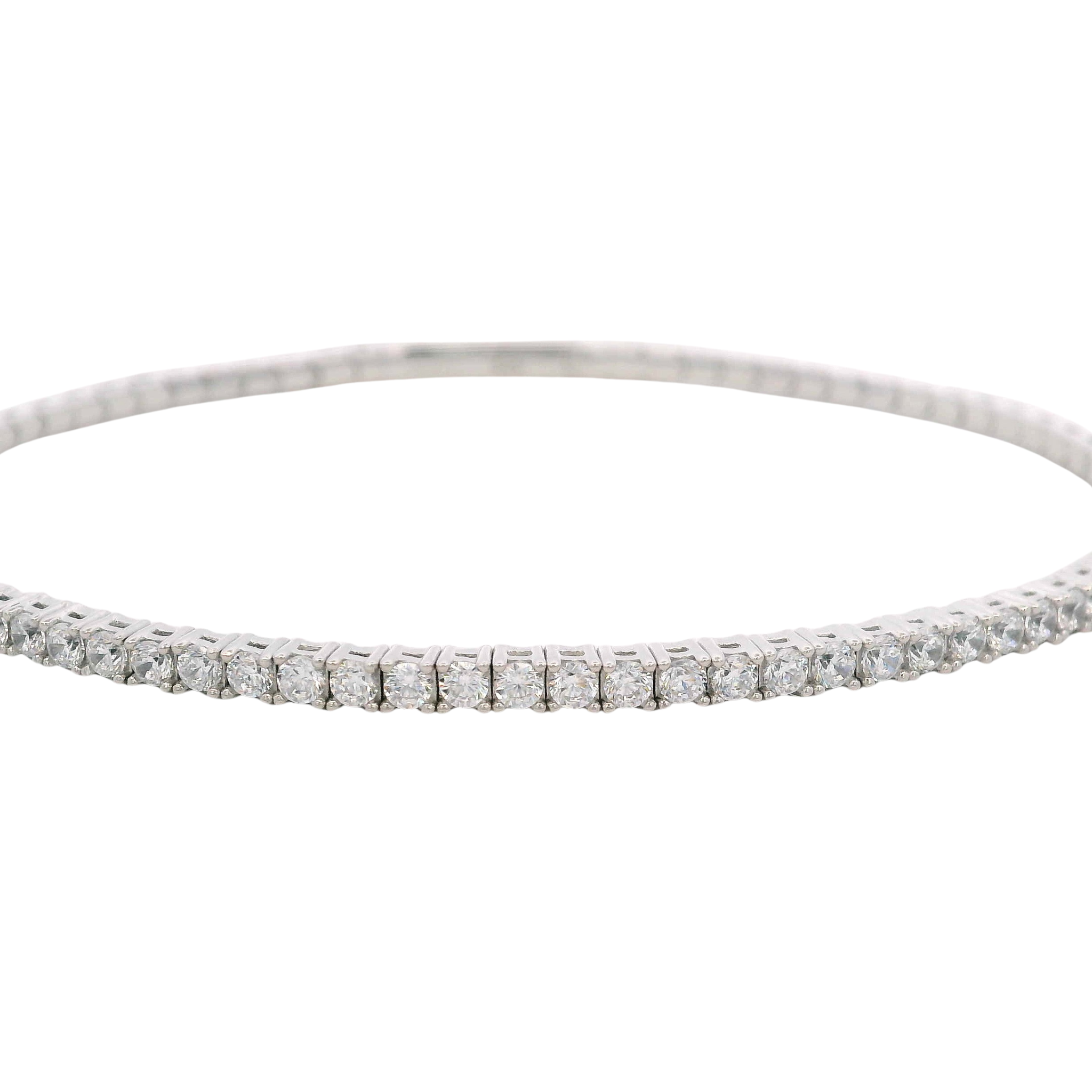 925SL TENNIS CZ BANGLE