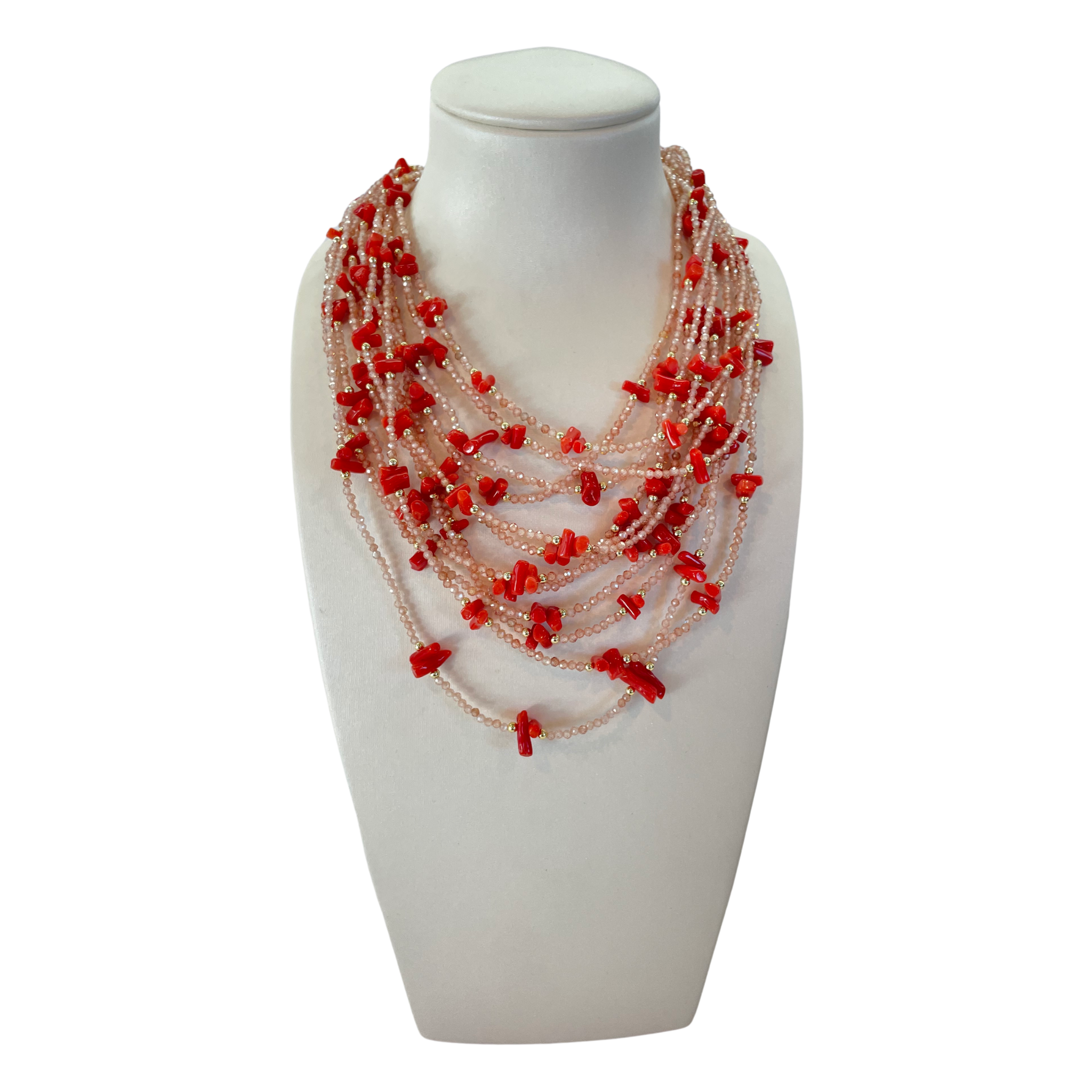 925GG ZIRNI BEIGE CALLO NECKLACE